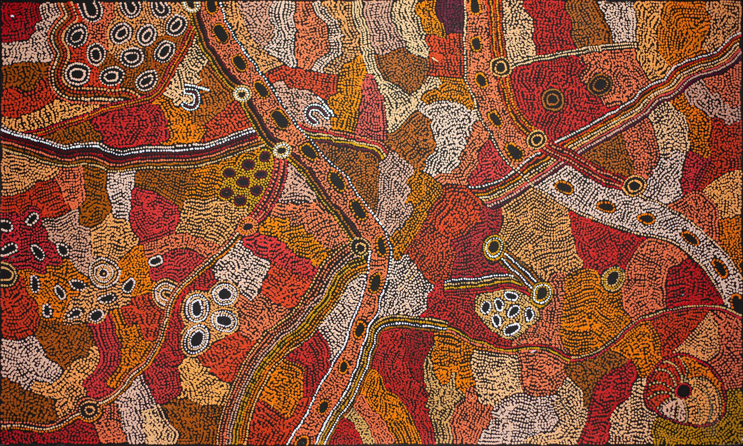 Cassyanne Woods - Minyma Kutjara - 151 x 92 cm - 340-25