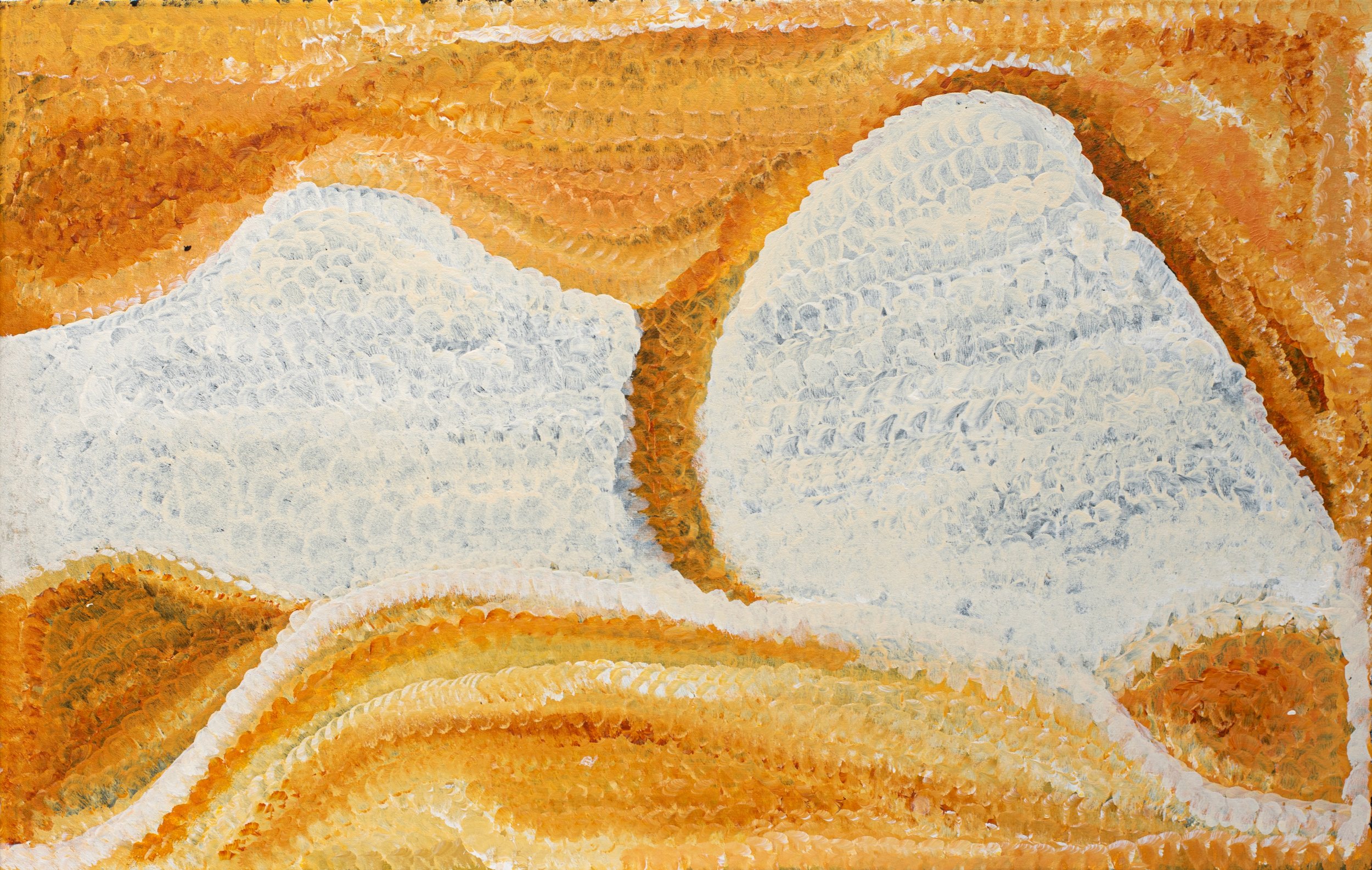 Cyril Whyoulter (1985) - Kumpupirntily (Kumpupintily, Lake Disappointment) - 76 x 122 cm - 24-942 - art aborigene