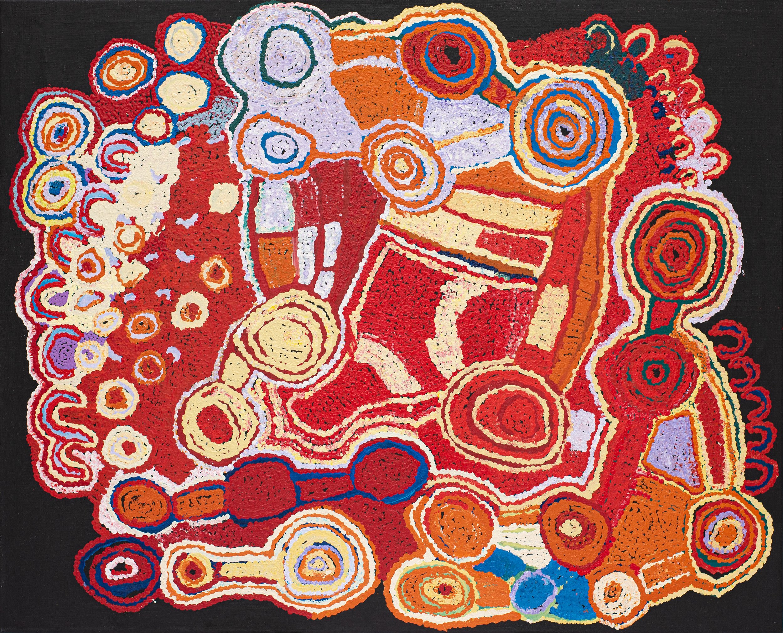 Ngalpingka Simms - Wayiyul - 137 x 110 cm - 25-461