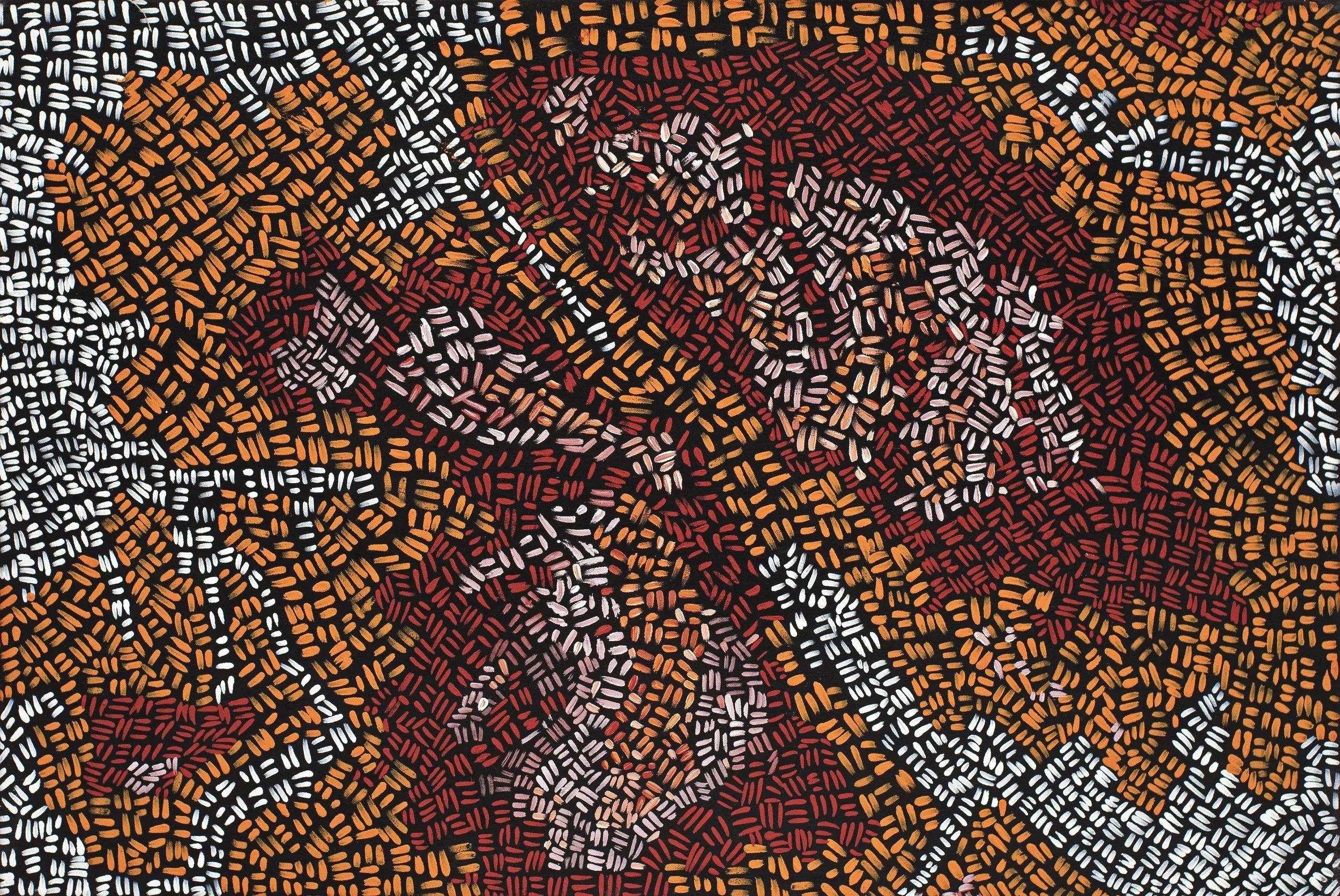 Rebekah Yunipingu - Trick Dance - 120 x 80 cm - 25-141