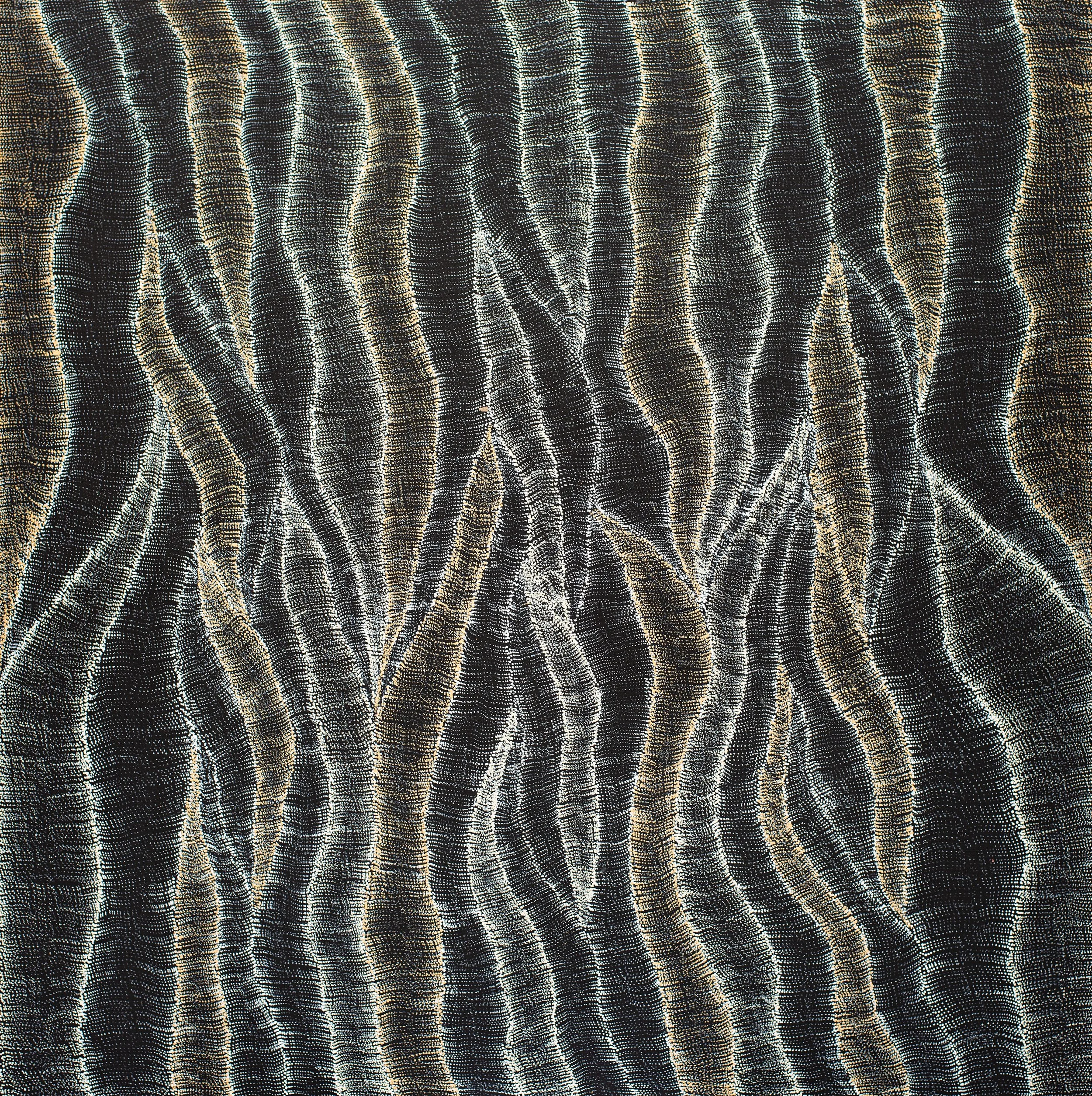 Debbie Napaljarri Brown - Wanakiji Jukurrpa (Bush Tomato Dreaming) - 122 x 122 cm - 1264/23ny