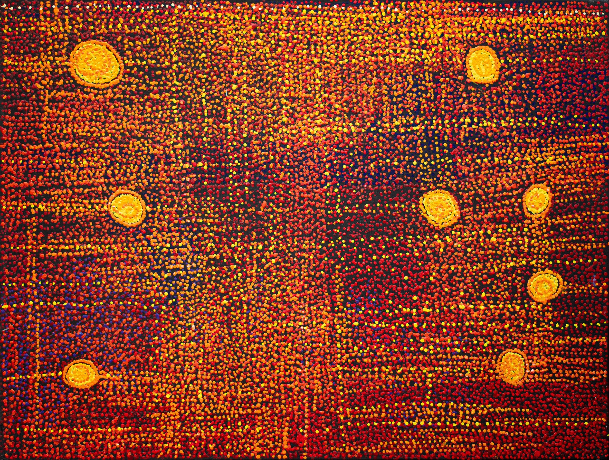Muna Kulyuru - Ngayuku ngura - My Country - 122 x 92 cm - 204-25