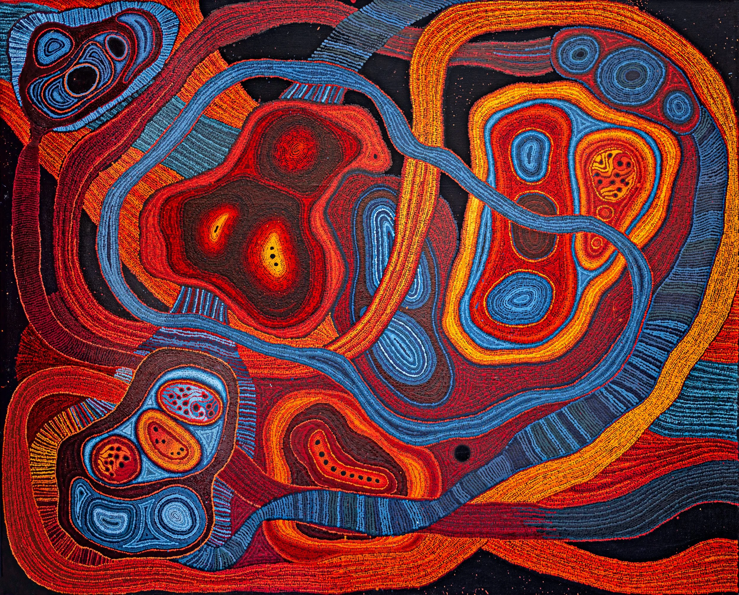 Emma Singer - Ngayuku Ngura 2023 - 200cm x 240cm - 650-23