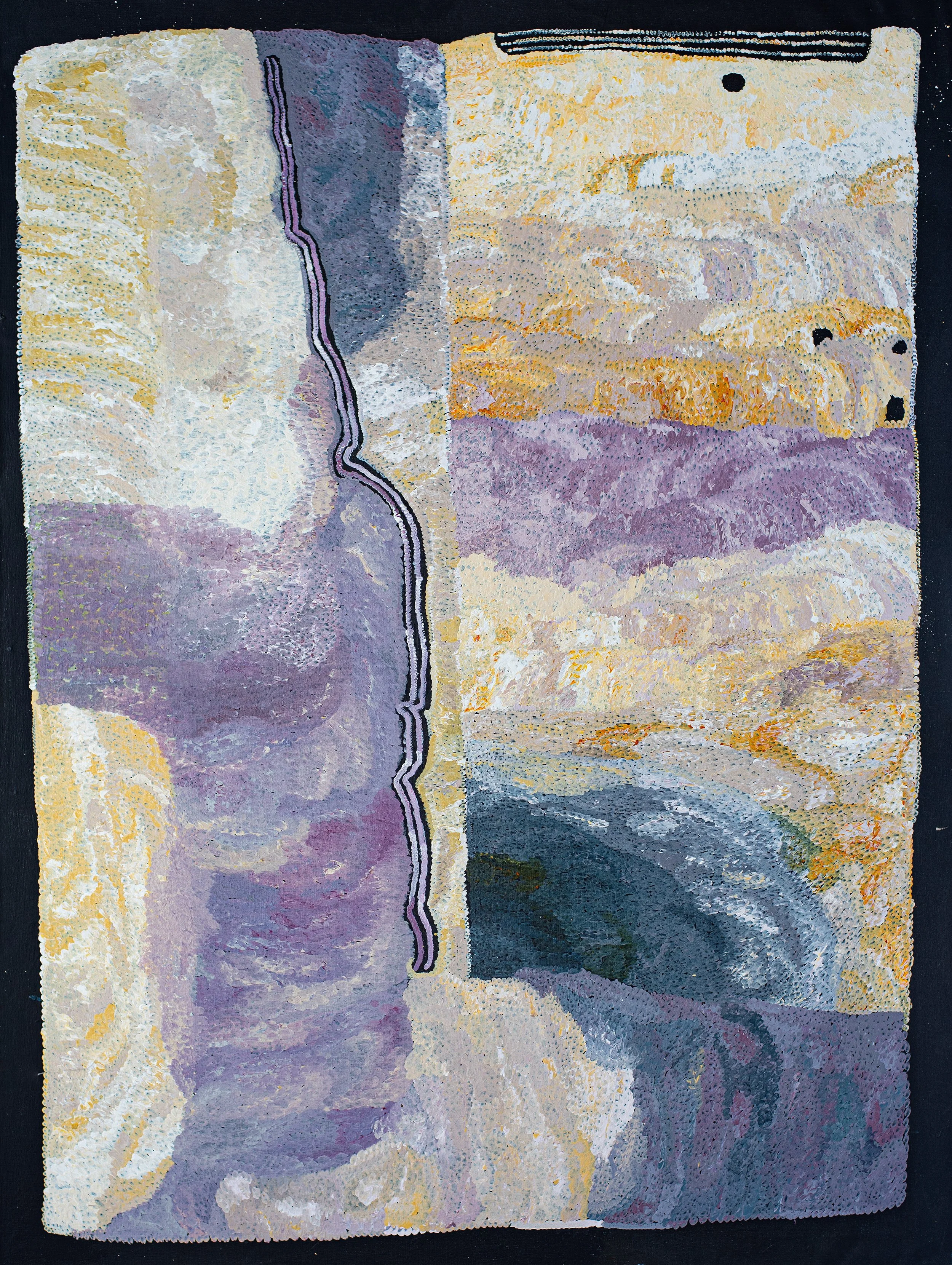 Betty Campbell - Minymaku Inma (Women's Song) - 198cm x 152 cm - 683-25