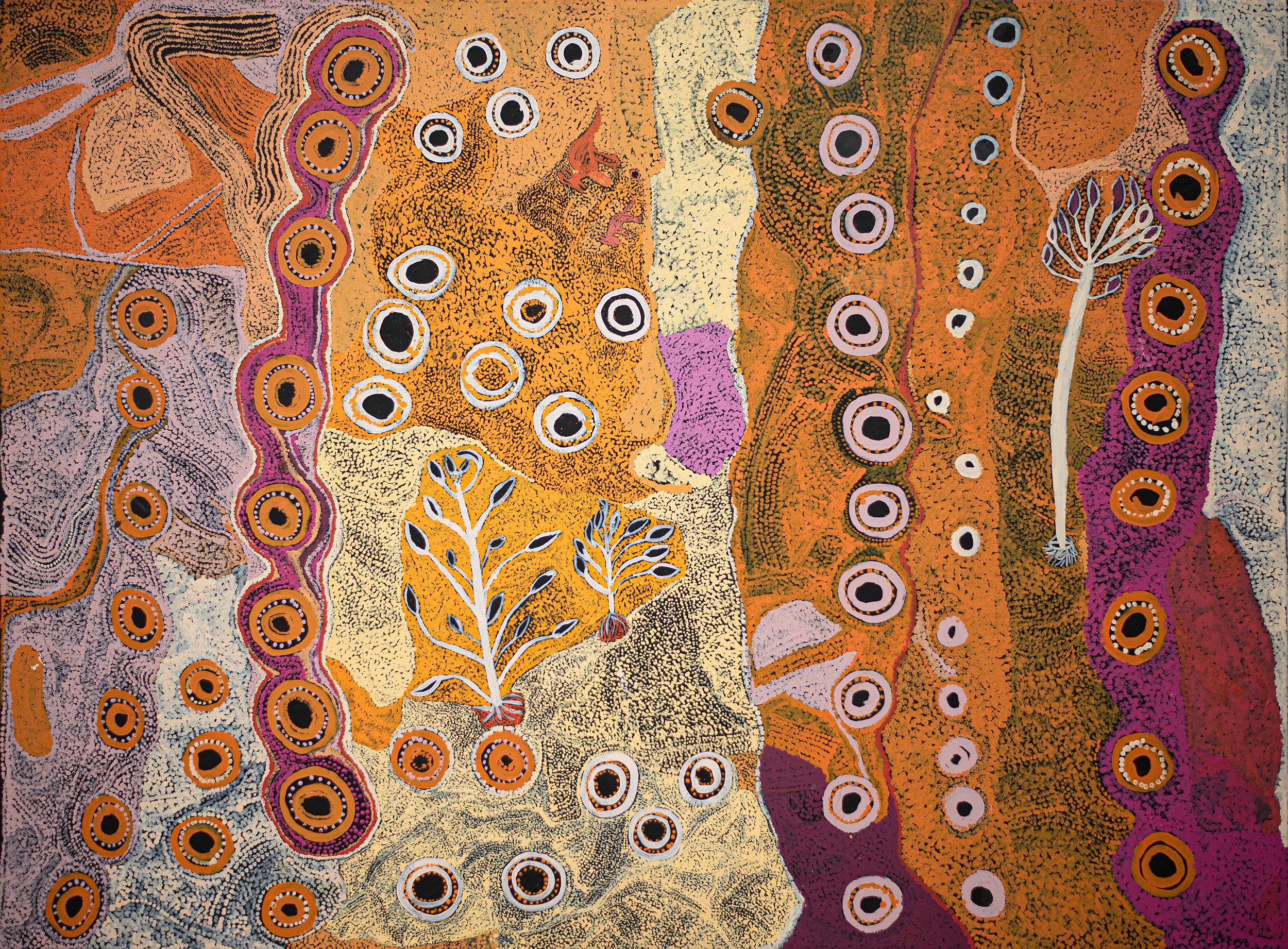 Ginger Wikilyiri - Kunamata - 200 x 148 cm - 21-013