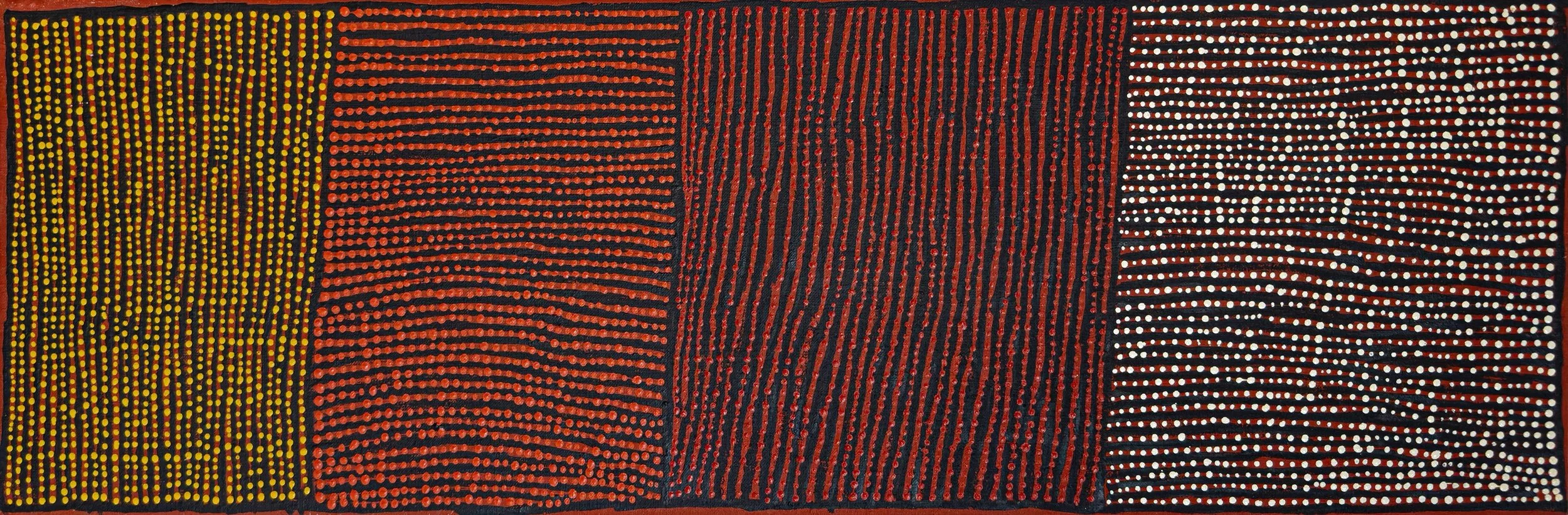 Winnie Nakamarra - Site of Lupulnga  - 87 x 28 cm - WN2210041 (sold)