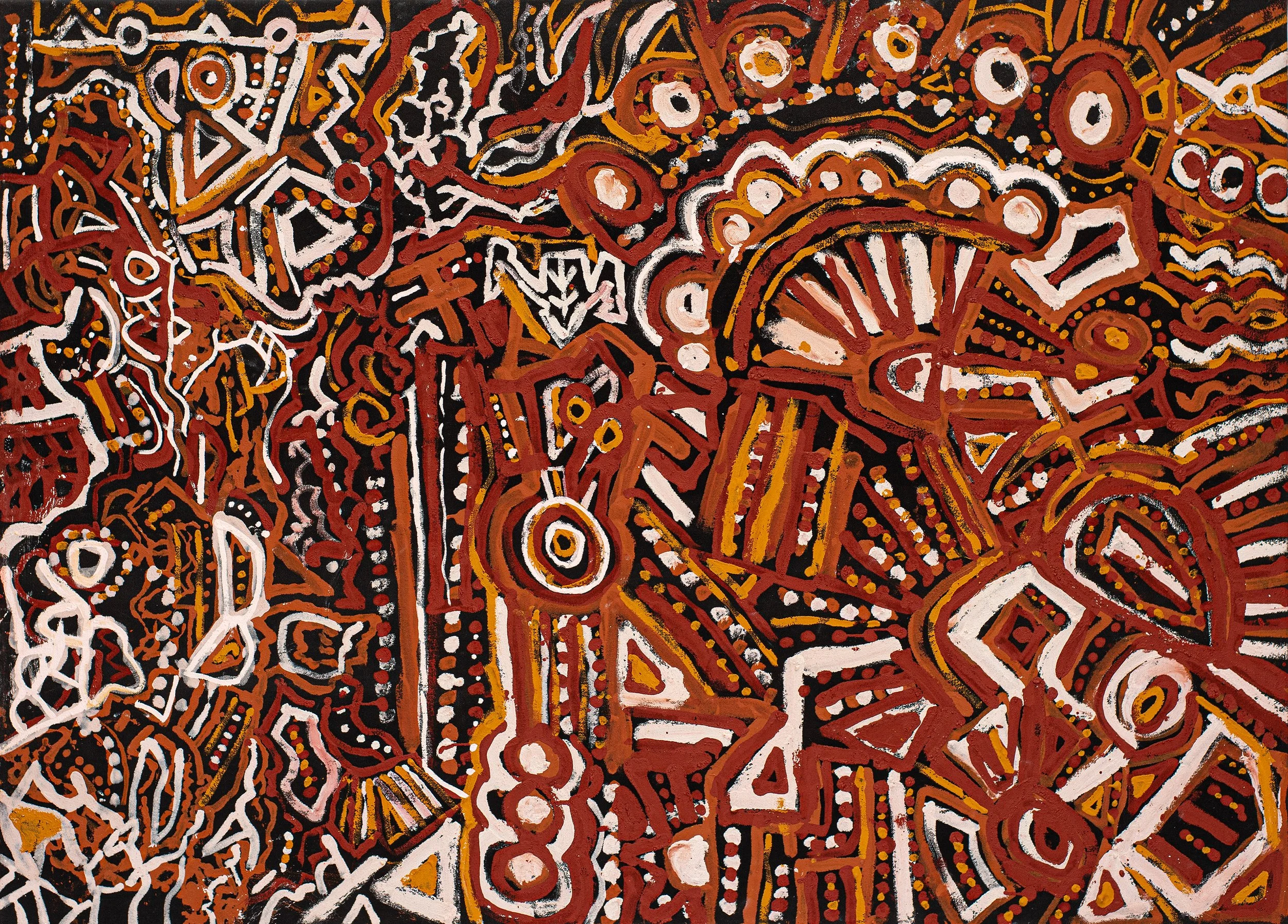 Leon Russell Black - Bush Holiday Dreaming - 120 x 80 cm - 24-238