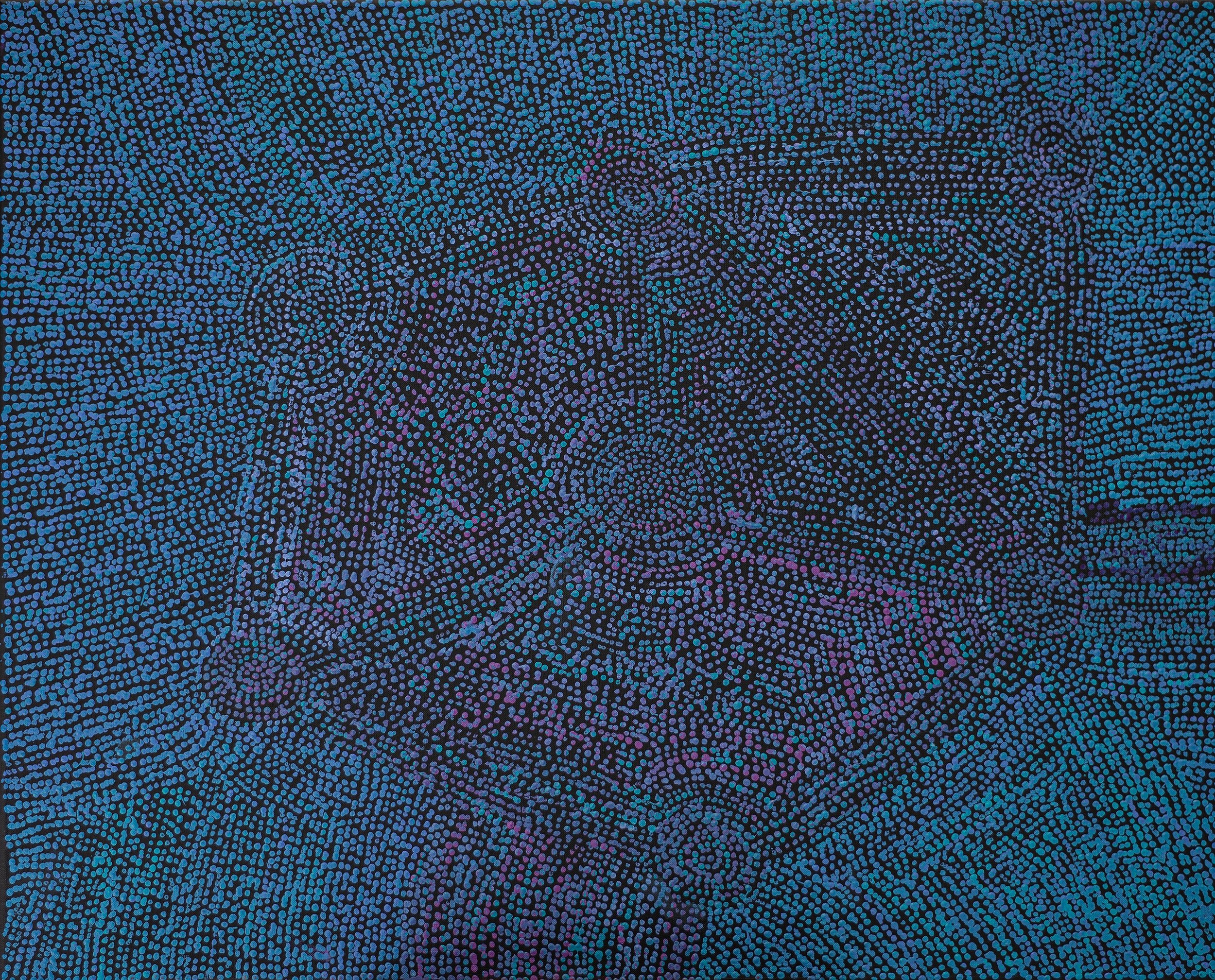 Sarah Napurrurla Leo - Ngapa Jukurrpa (Water Dreaming) - Puyurru - 76 x 61 cm - 3048/25