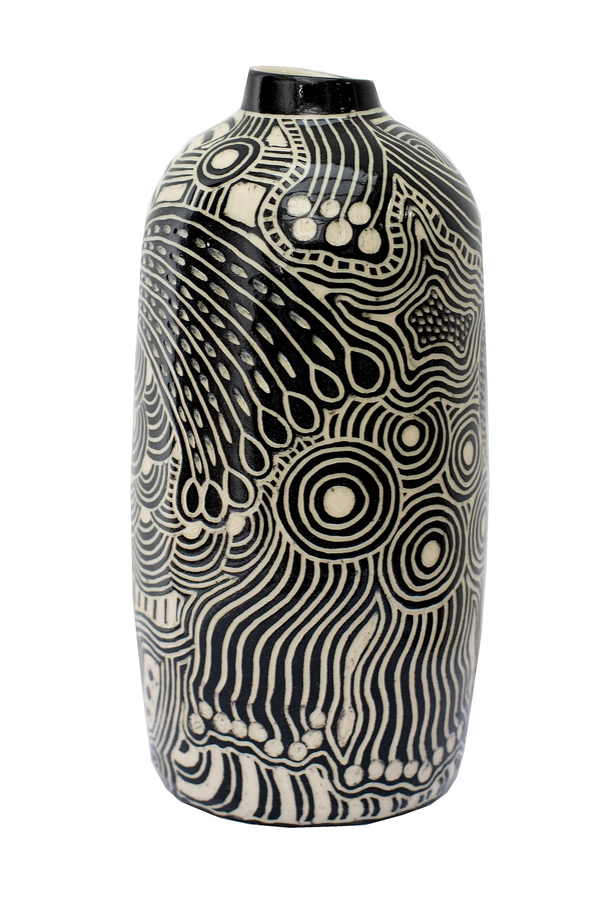 Vivian Pingkayi Thompson - Kungkarangkalpa / Seven Sisters - 25 x 12 cm - 237C-25 (sold)