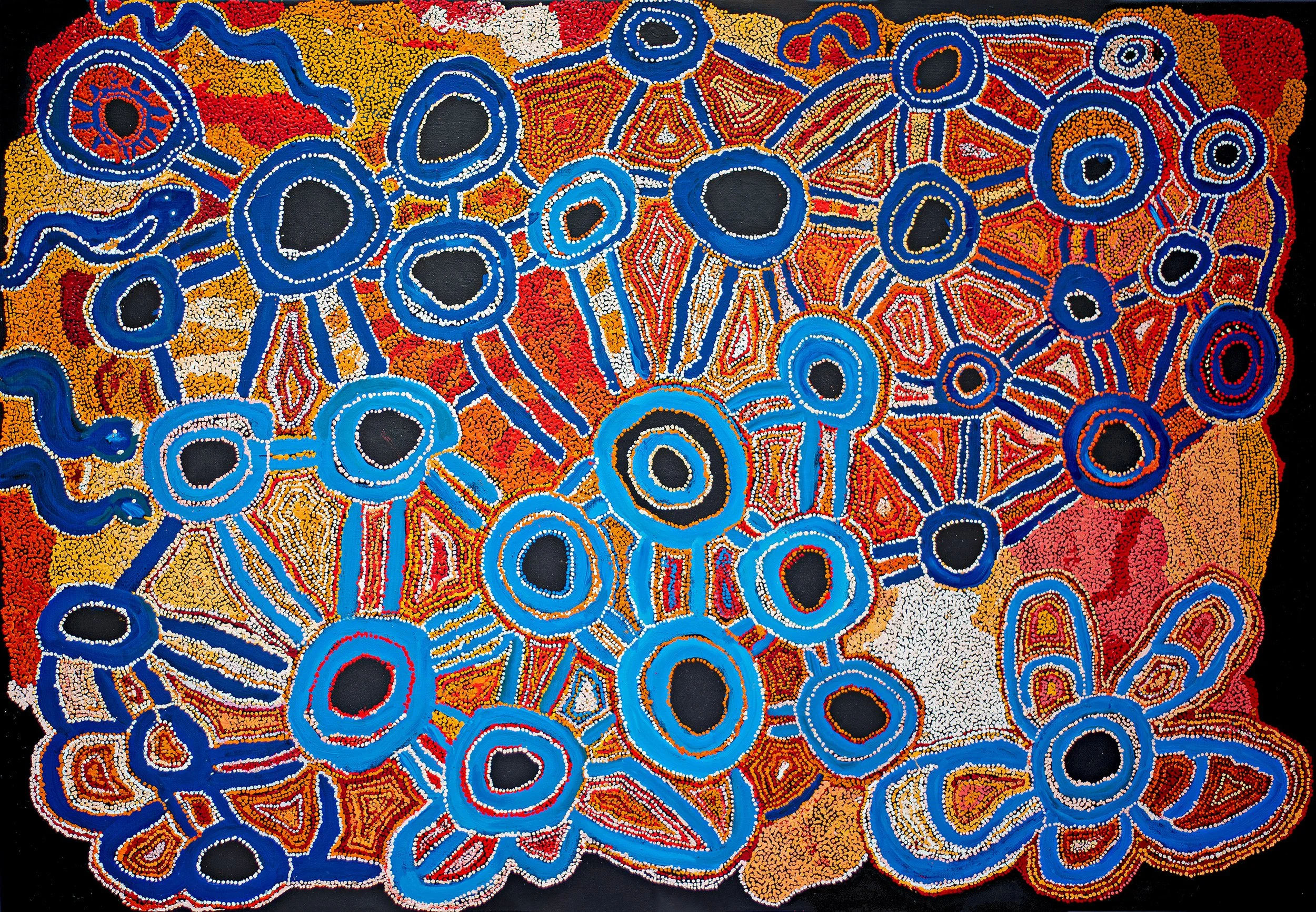 Kanta Donnegan - Kapi Piti Kutjara - 200 x 137 cm - 20-502