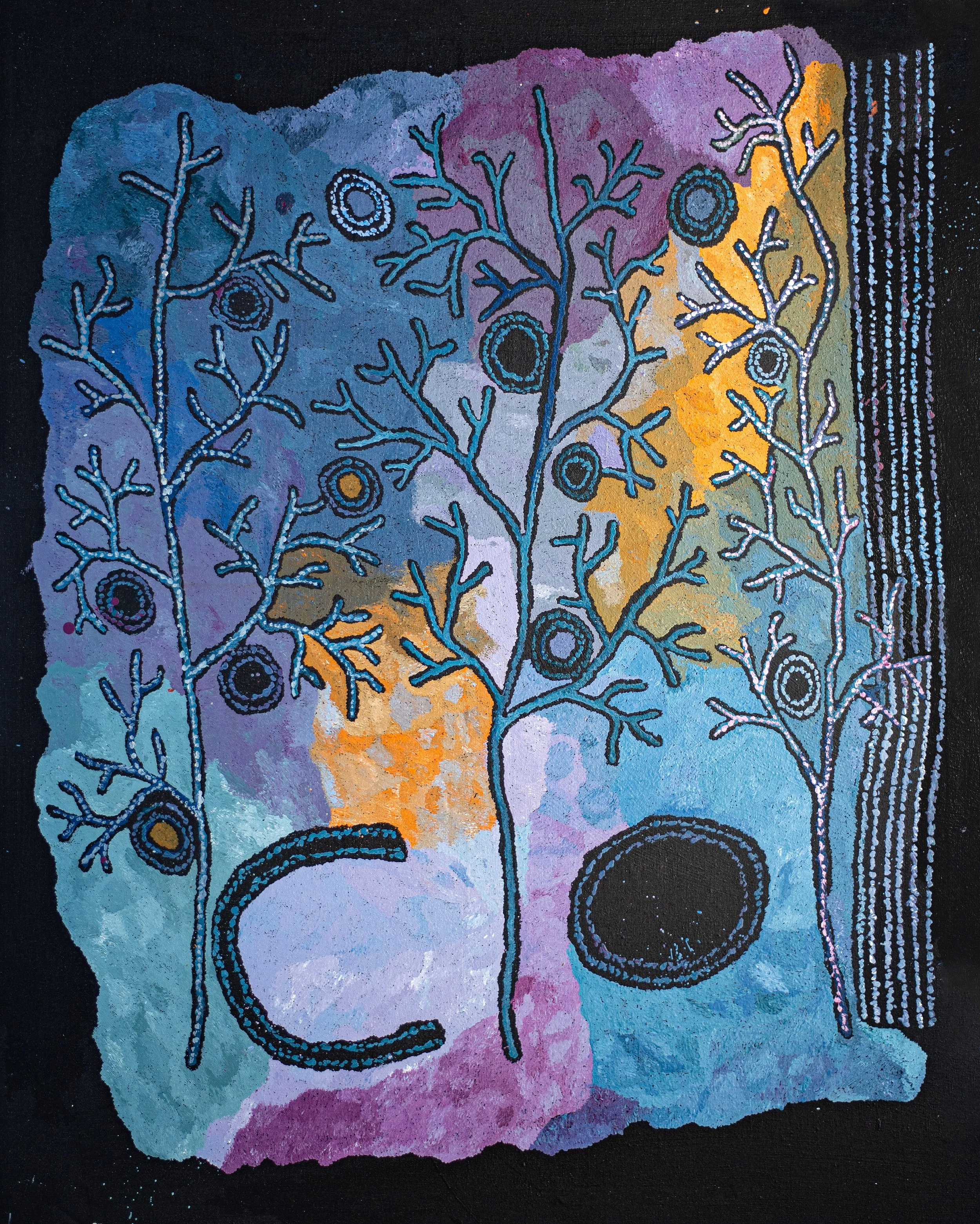 Betty Mula - Punu tjuta (many trees) - 152x122cm - 188-25