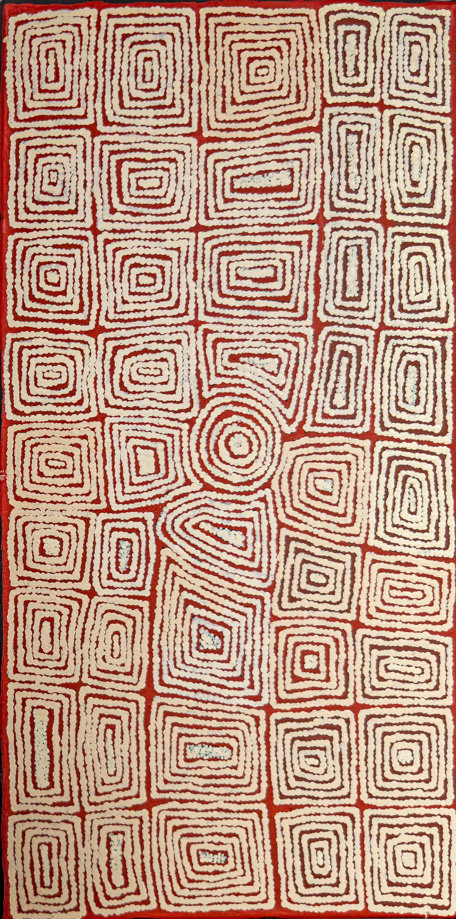 Rosie Nampitjinpa - Rockhole site of Yilpikarri - RN2305067 - 61x31 cm