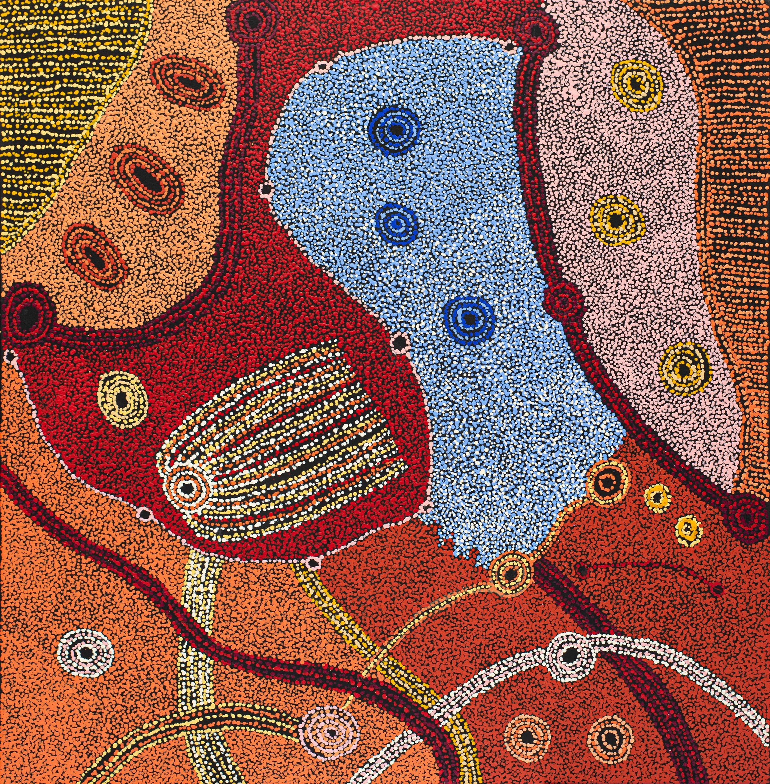 Carol  Young - Waru Dreaming - 107 x 91cm - 25-160