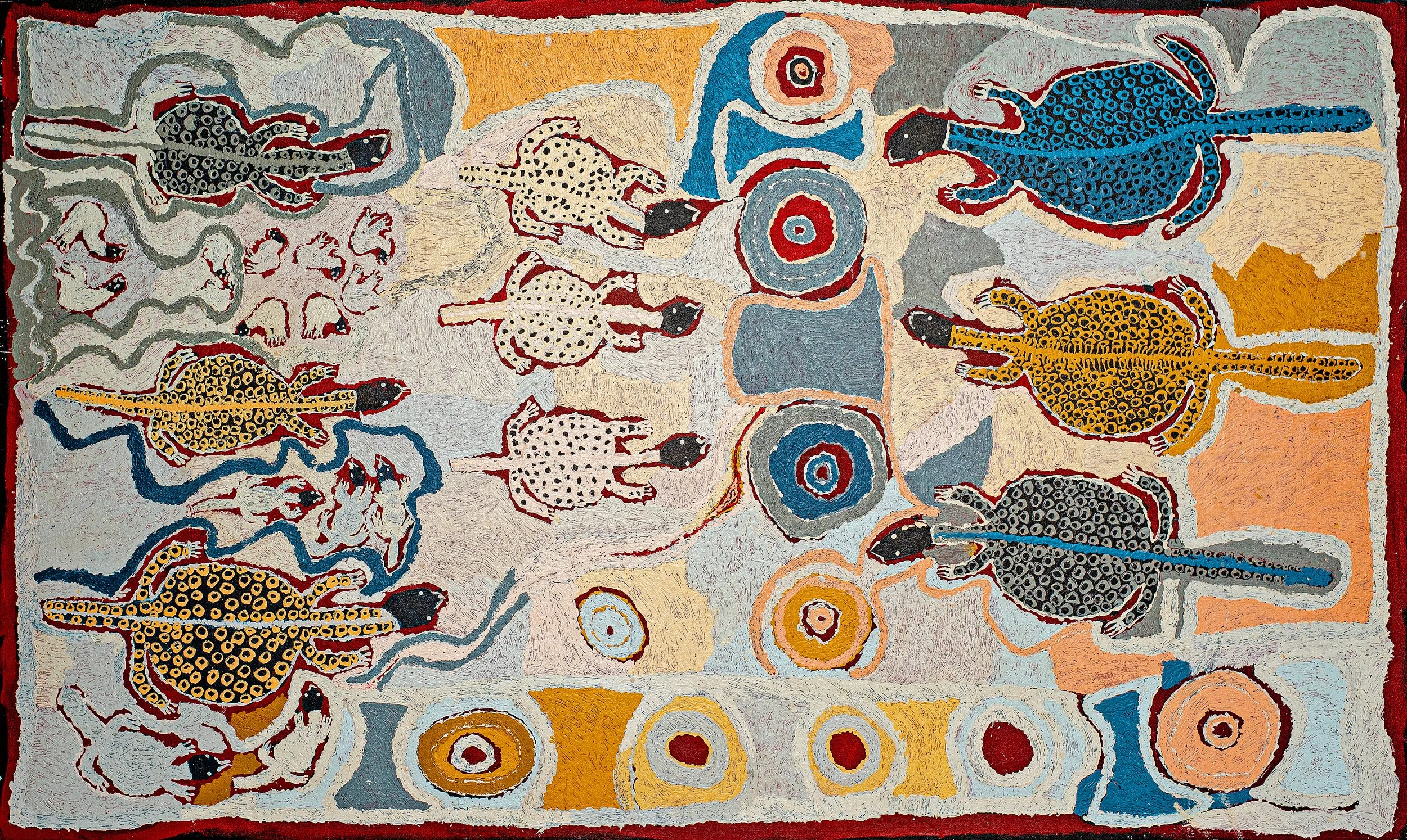 Angkaliya Curtis - Cave hill - 200 x 120 cm - 12152