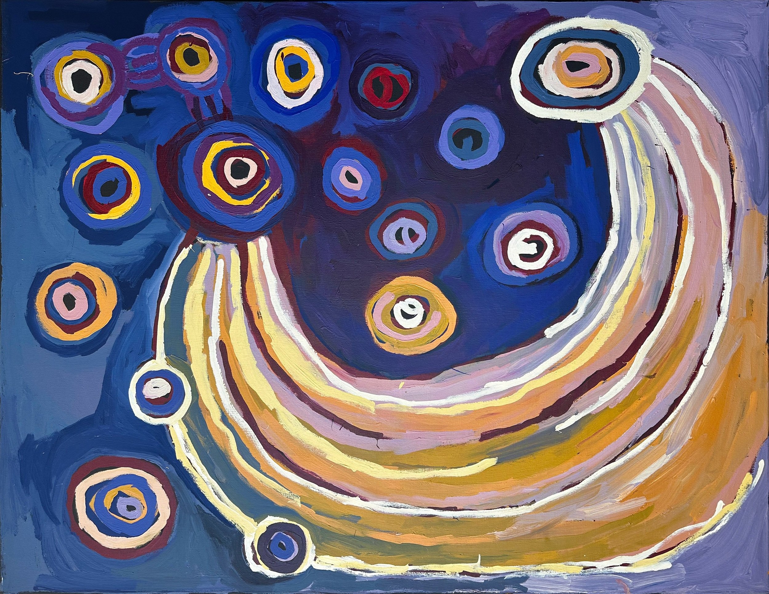 Barbara Moore - Ngayuku ngura - My Country - 200 x 152 cm - 47-23