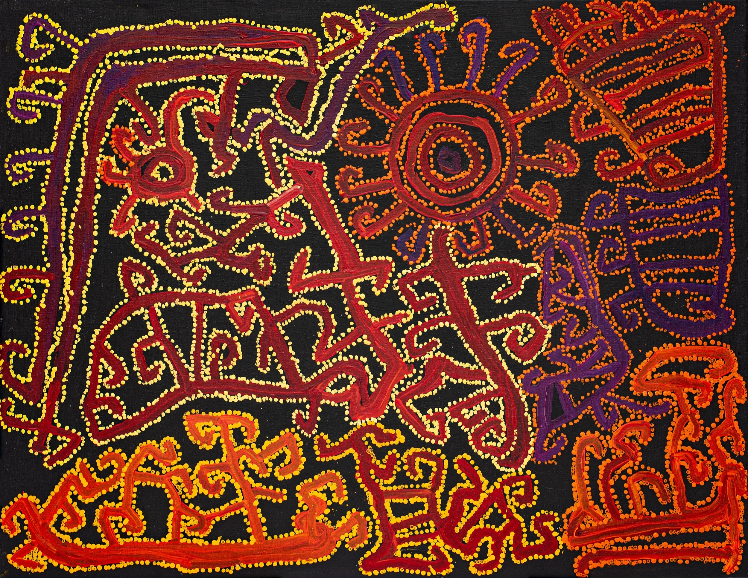 Ned Grant - Yuwar munu Mulpula - 110 x 85 cm - 25-281