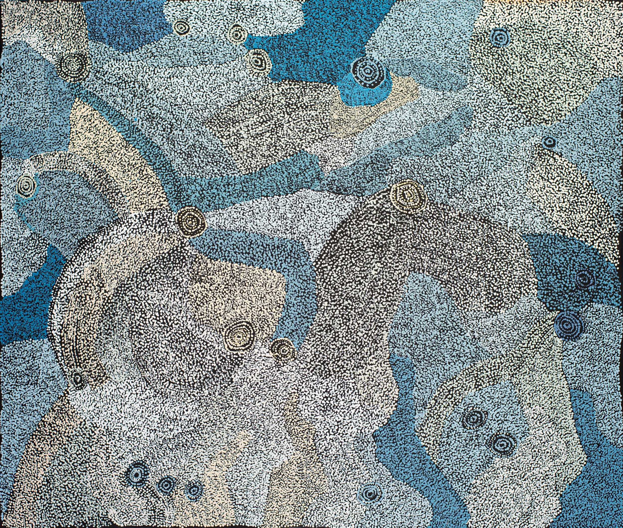 Betty King - Maḻangka Puyini (After Rain) - 198 x 167 cm - 858-24