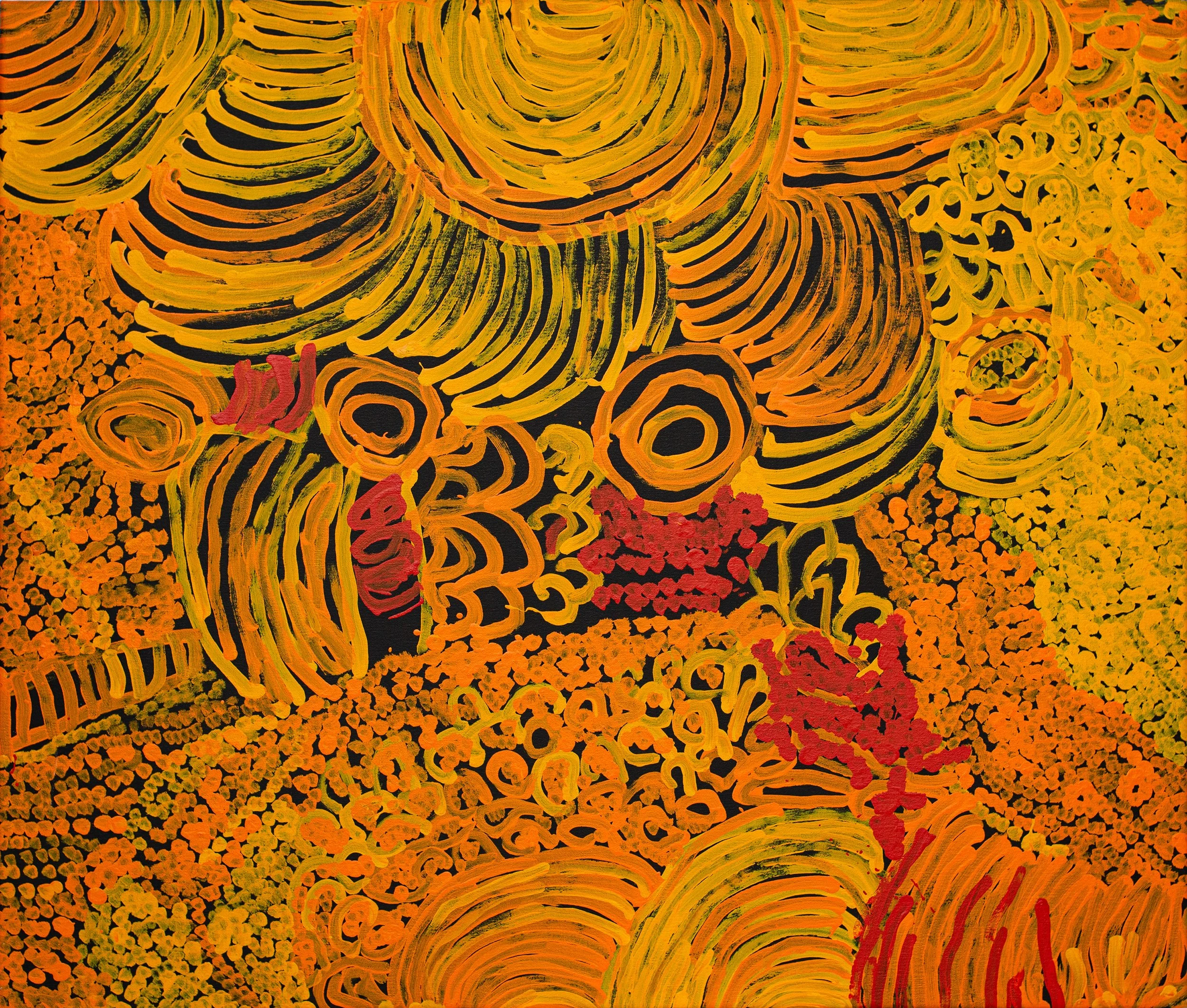 Eileen Yaritja Stevens - Wanampi Tjukurpa - 103 x 89 cm - 08116