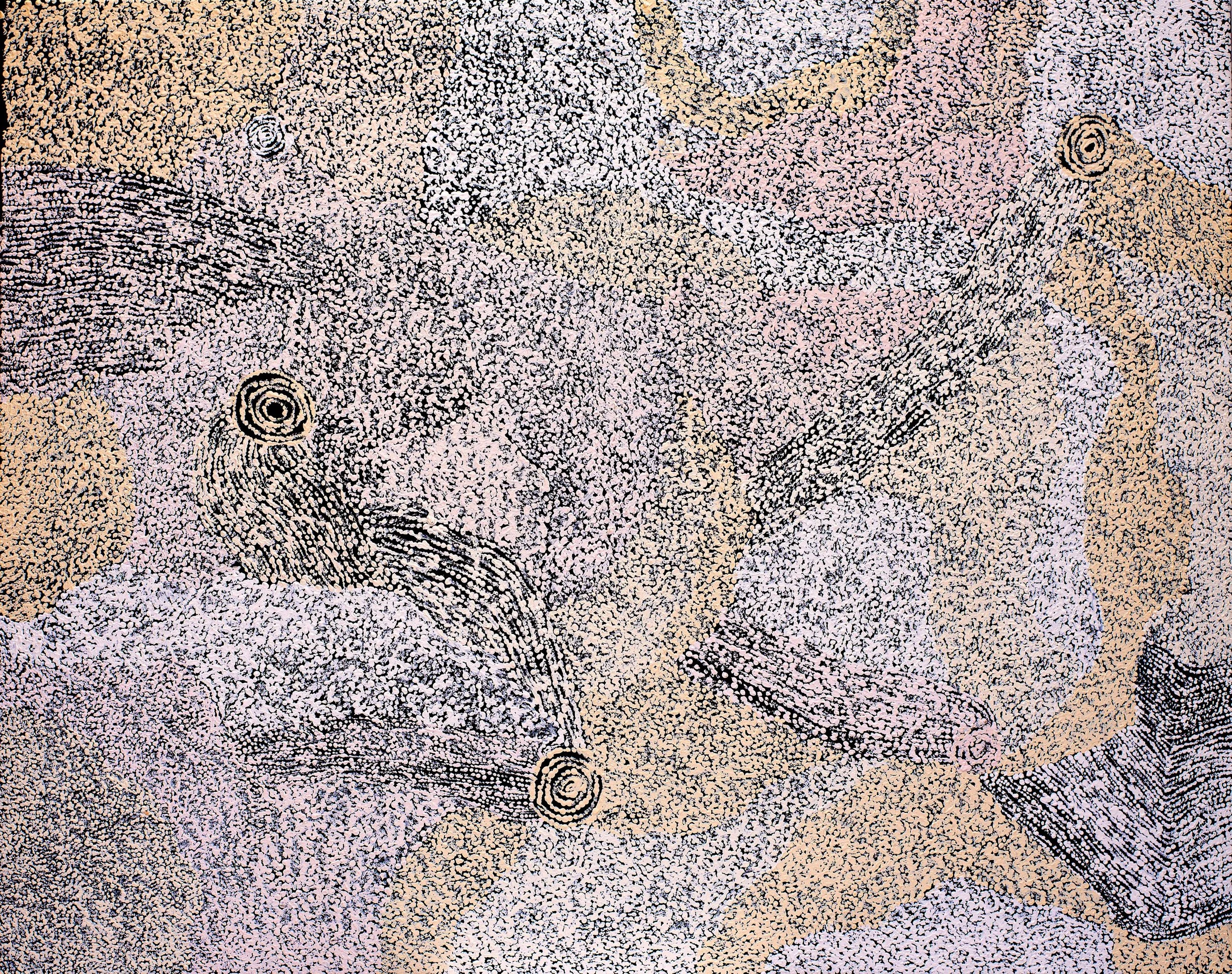 Betty King - Maḻangka Puyini (After Rain) - 152 x 122 cm - 738-25