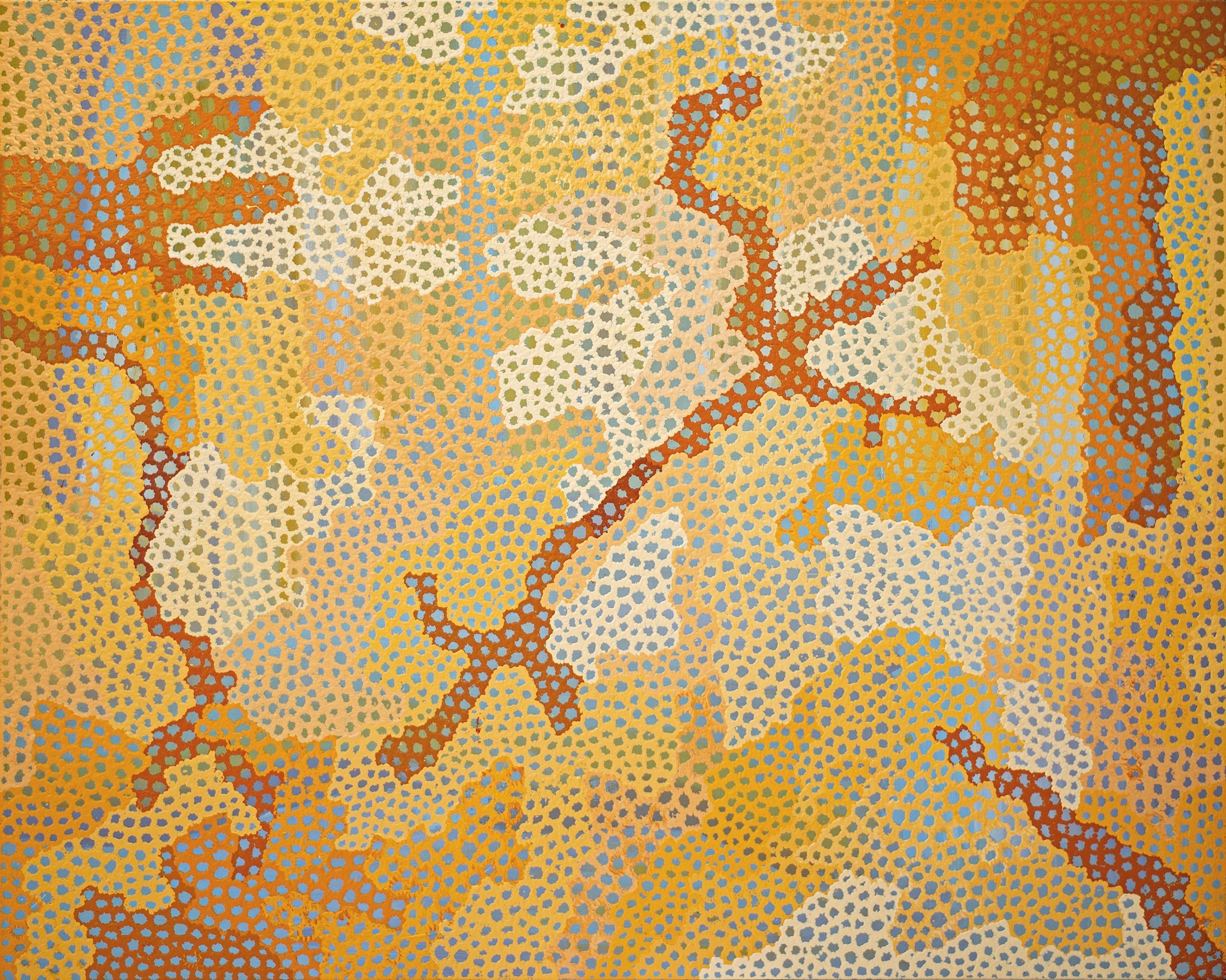 Rhonda Young - Salt Lakes - 152x122cm - 1007-24 (sold)