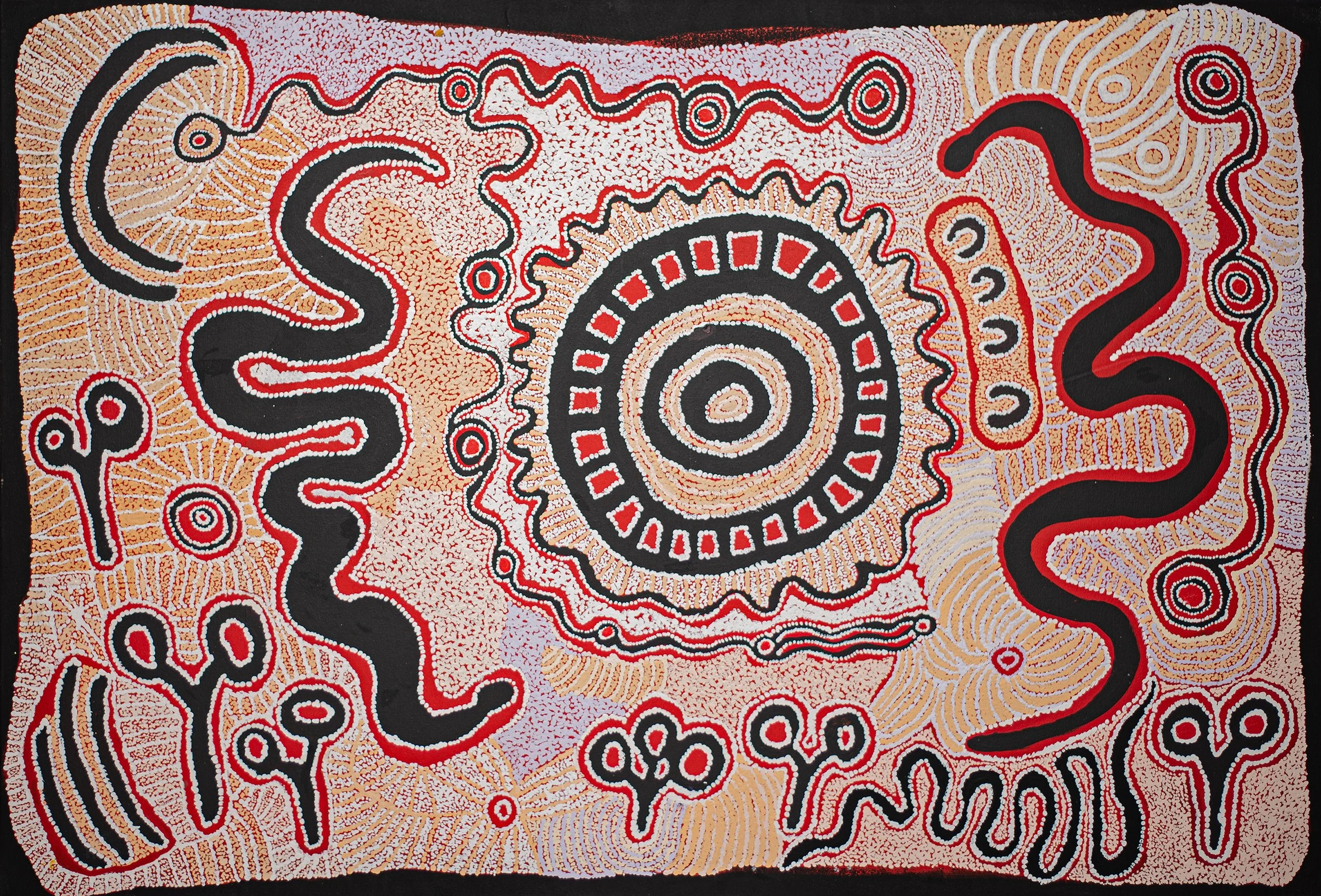 Ruth Fatt - Kuru Ala - Seven Sisters’ Dreaming story - 147 x 100 cm - 16-043