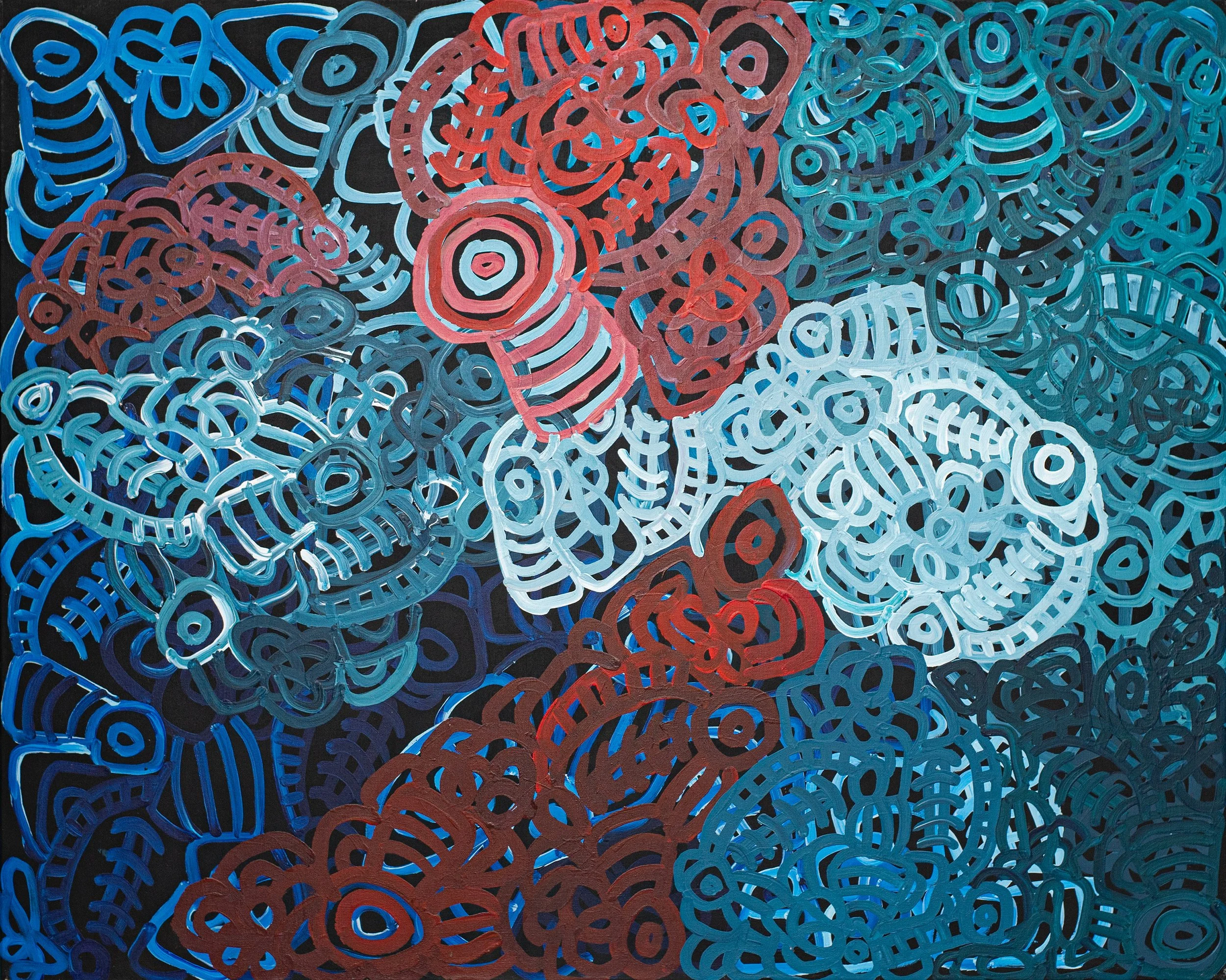 Anyupa Stevens - Digging for Tjala - 150 x 120 cm - 17-145