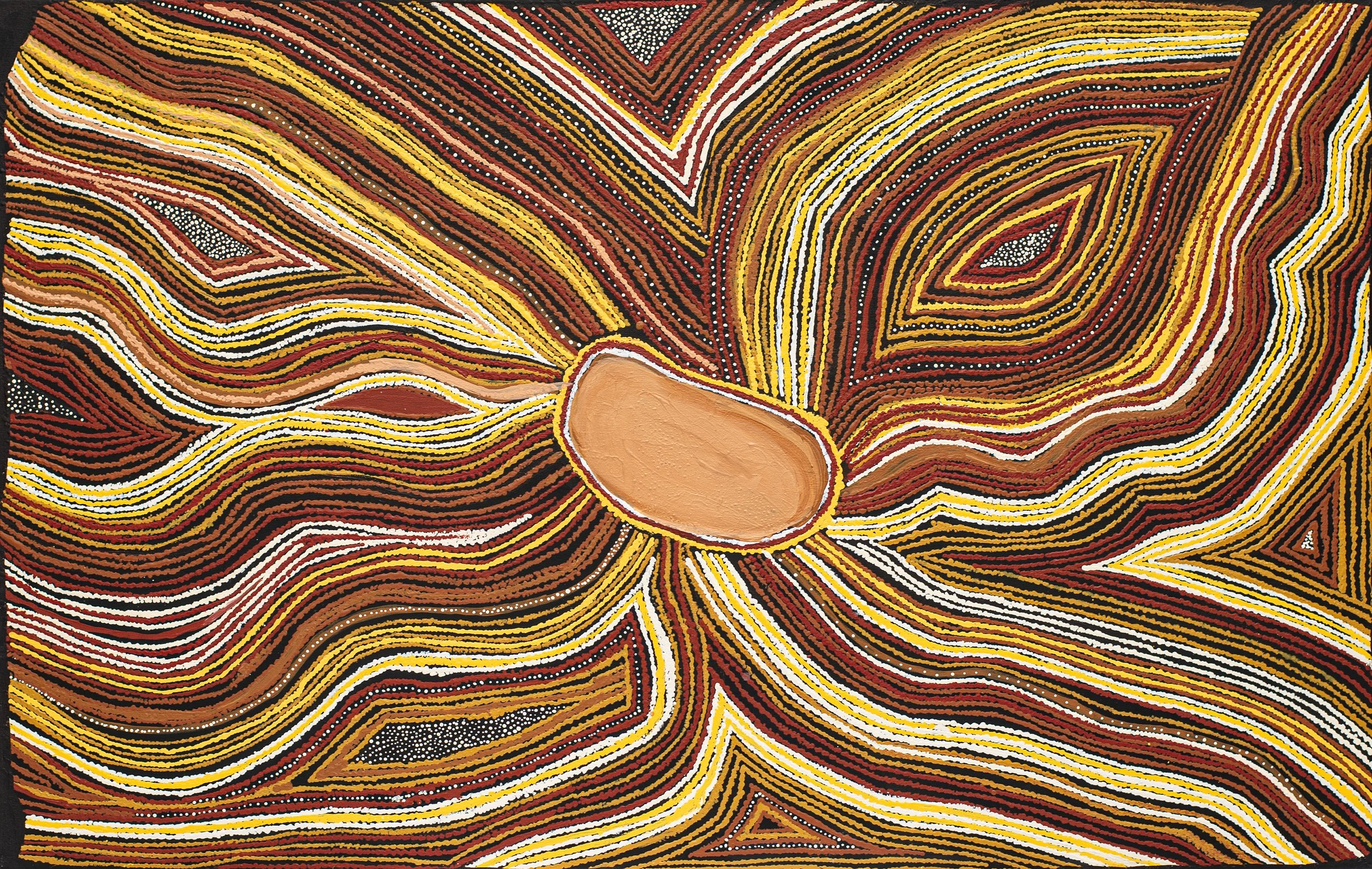 Angkaliya  Nelson - Kungkarangkalpa (Seven Sisters Story) - 122 x 76 cm - 24-256