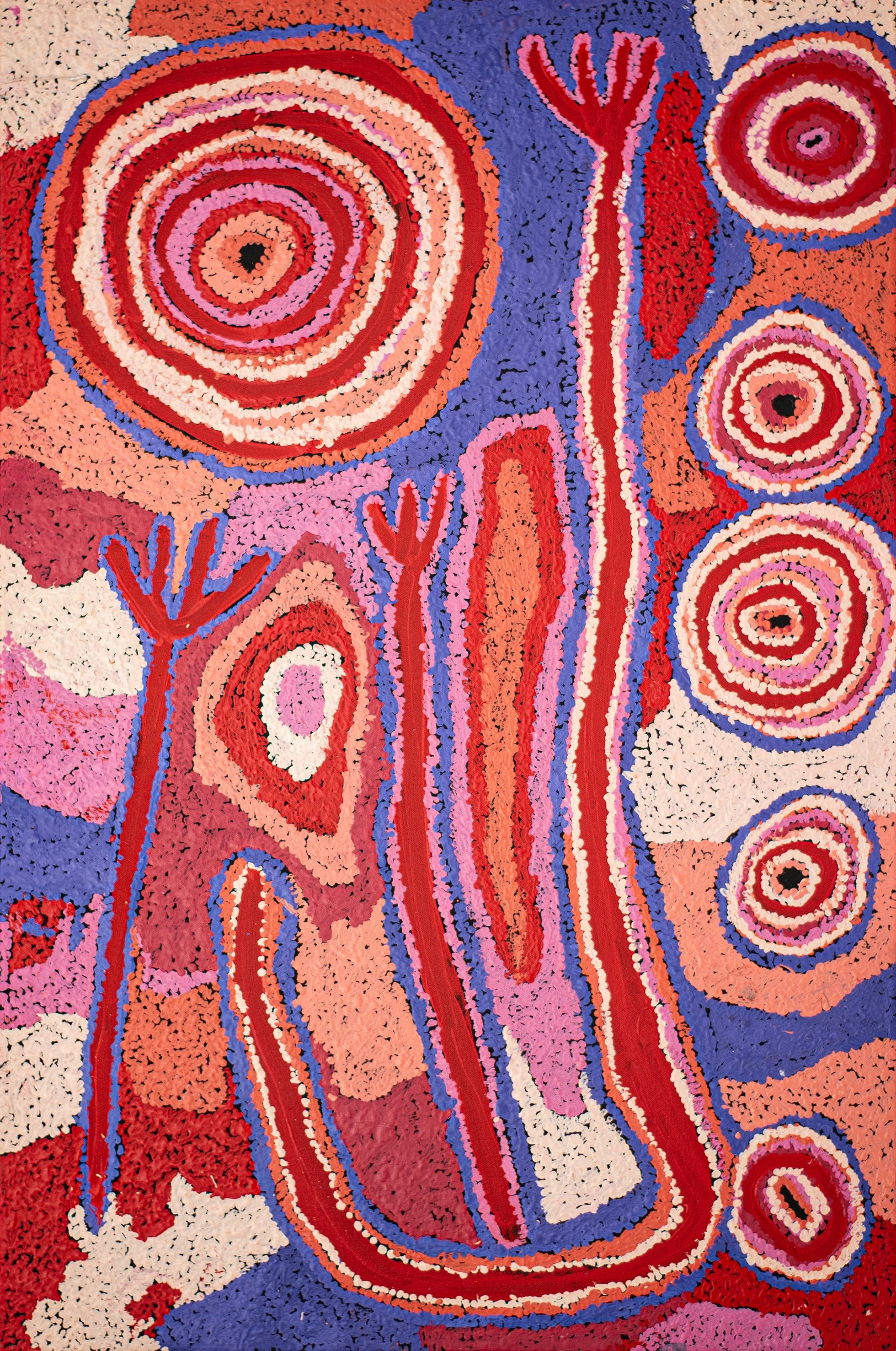 Iyawi Wikilyiri - Punu Tjuta - 99 x 66 cm - 15-112