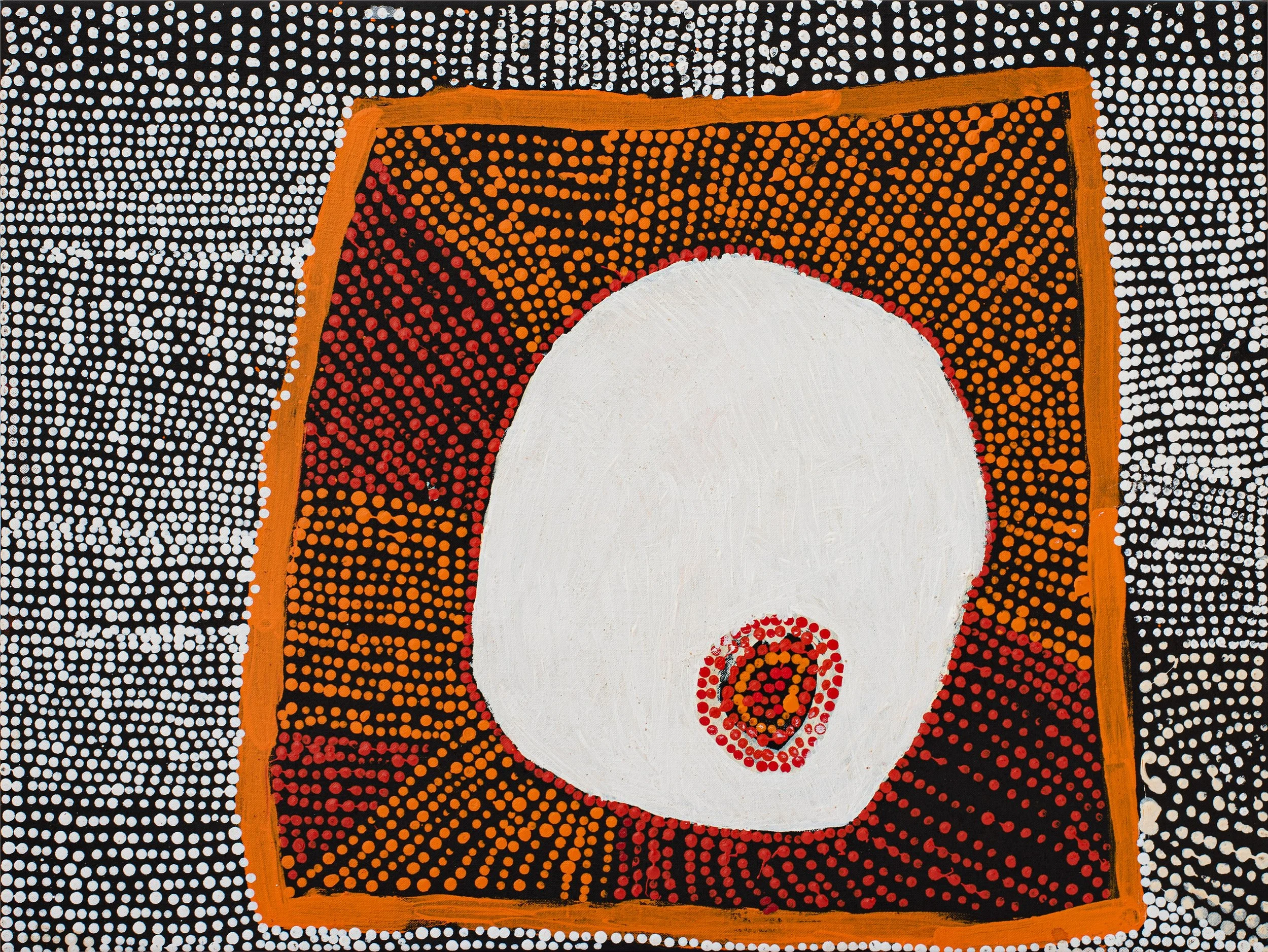 Tasha Nampijinpa Collins - Ngapa Jukurrpa (Water Dreaming) - Puyurru - 61 x 46 cm - 4327/23