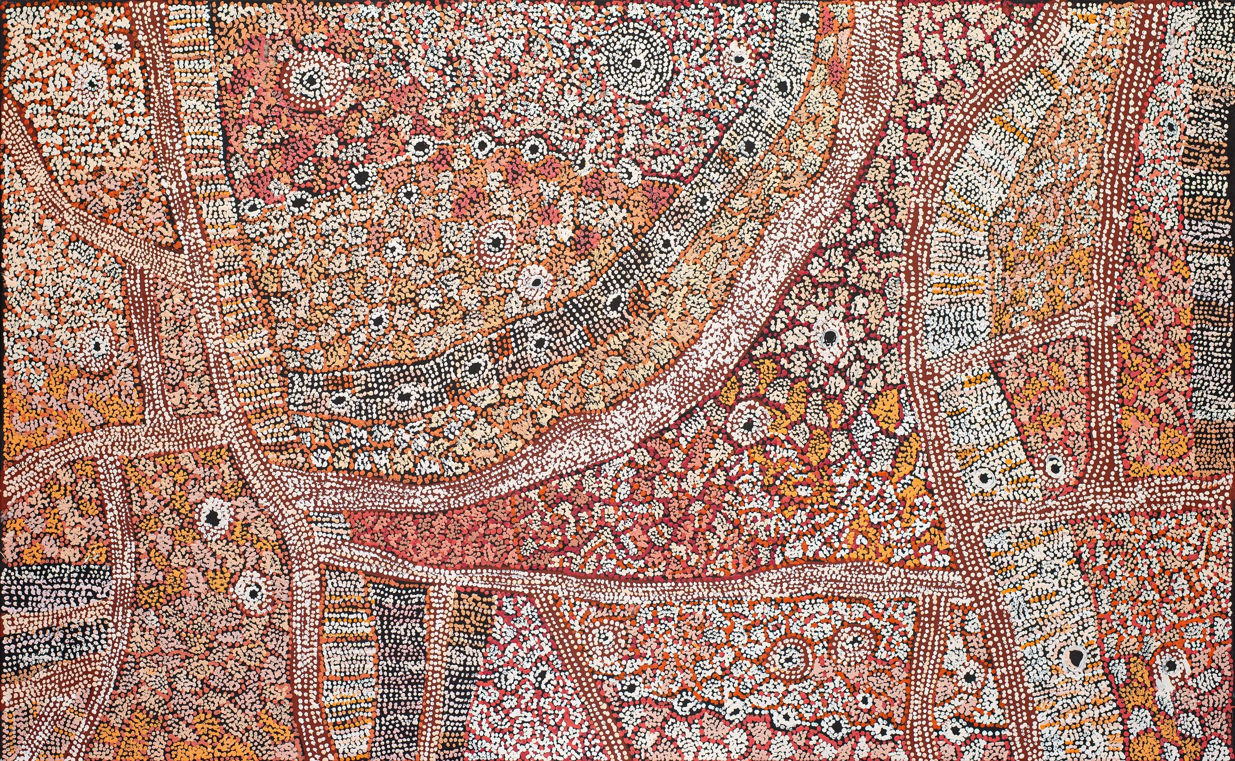 Betty  Chimney (1957) - Ngayuku Ngura (My Country) - 198 x 122 cm - 528-24