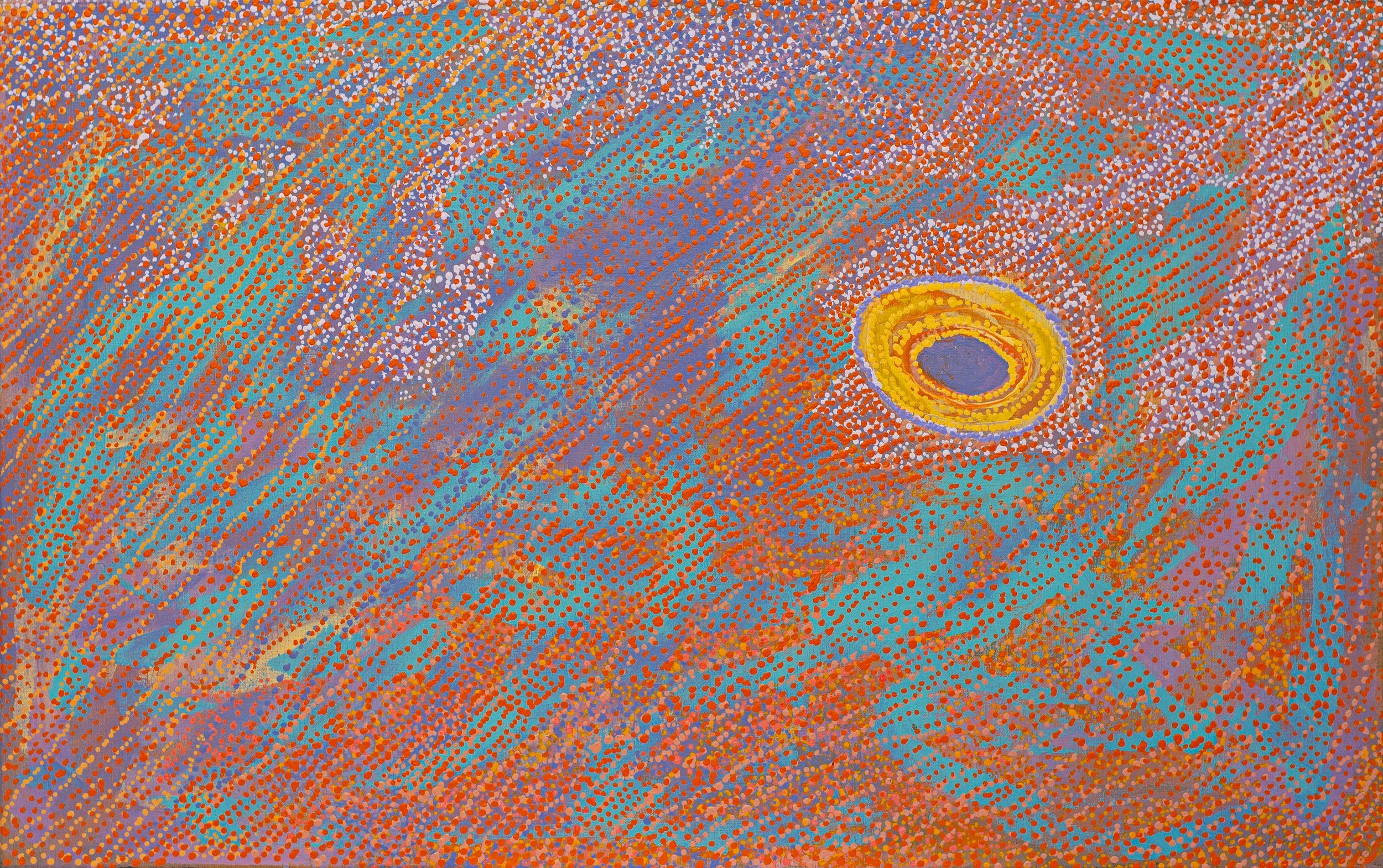 Derrick Butt (1976) - Kulyakartu (near Percival Lake) - 76 x 122 cm - 124-702 - aboriginal art