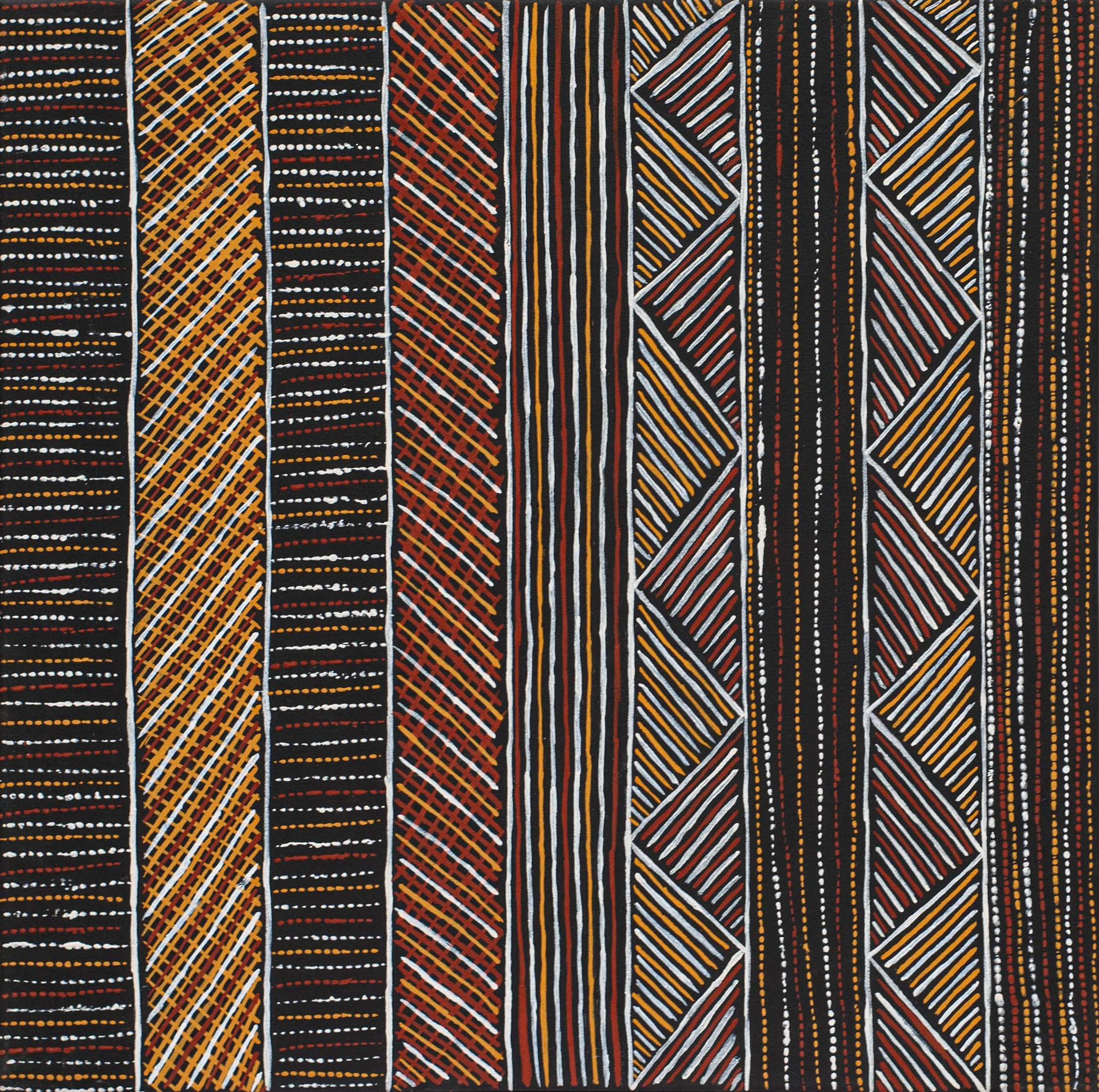 Arthurina Moreen - Ngiya jilamara I (body paint design) - 60 × 60 cm - 368-24