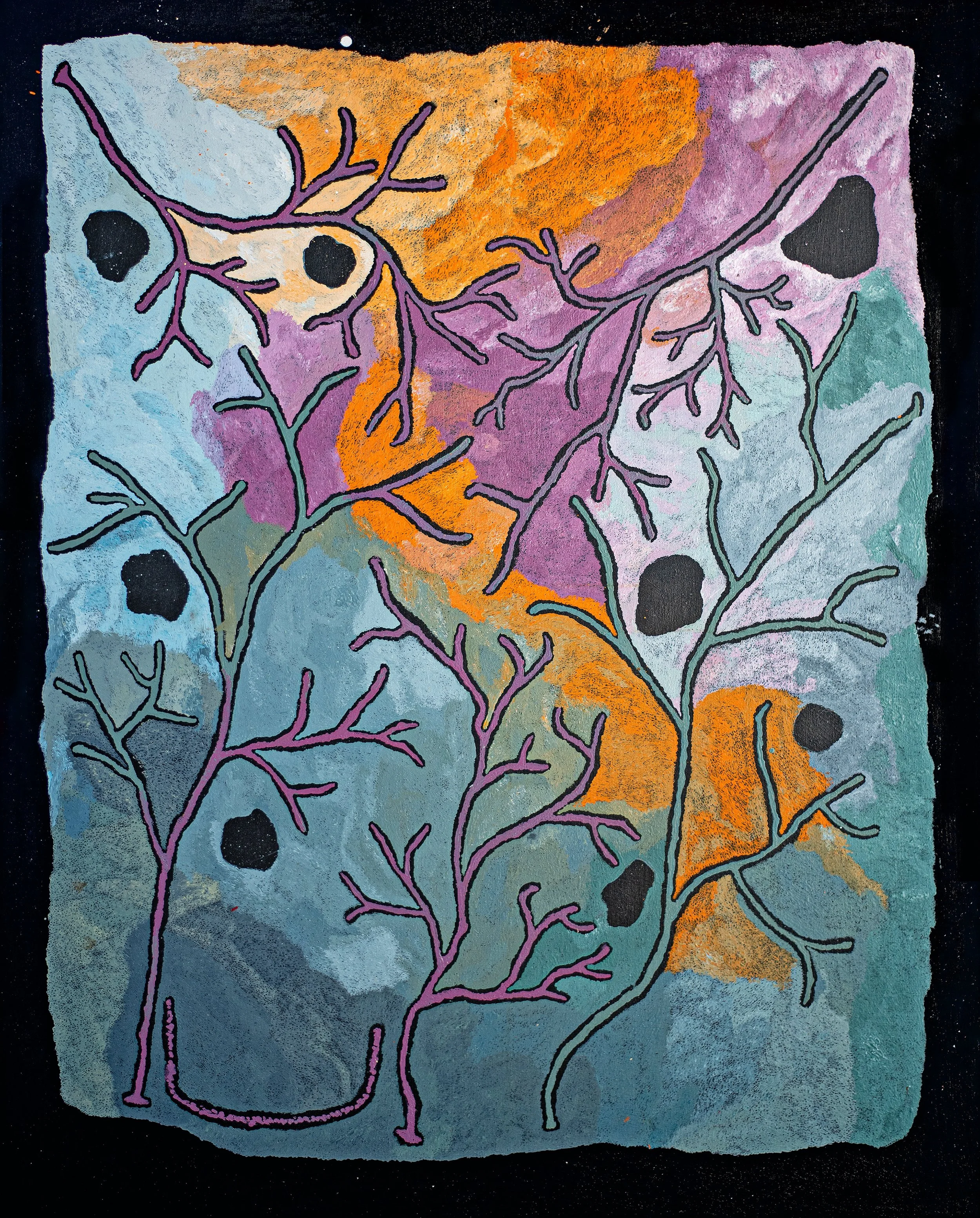 Betty Mula - Punu tjuta (many trees) - 152x122cm - 90-26