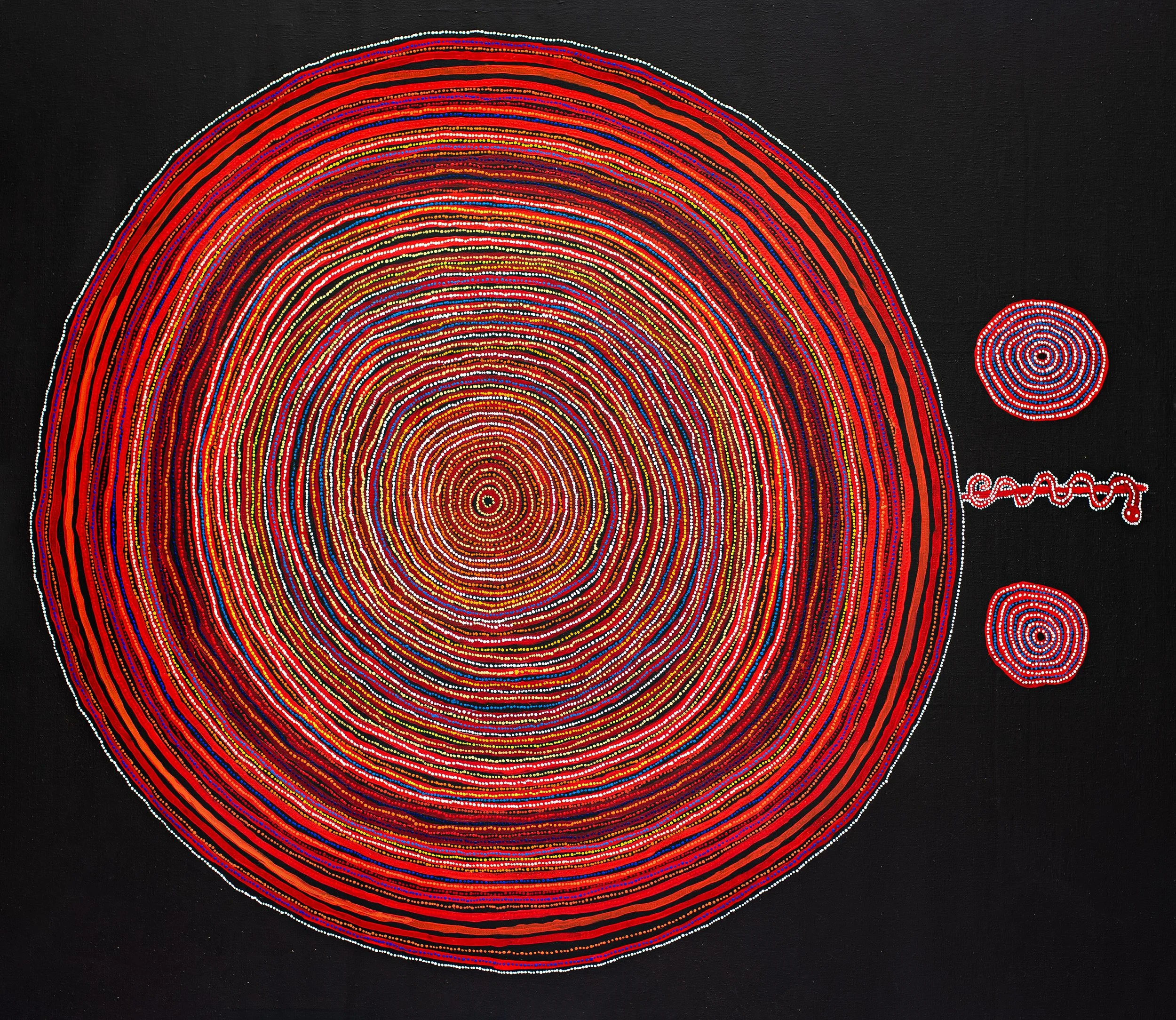 Lennard Walker - Kulyuru - 230 x 200 cm - 25-366