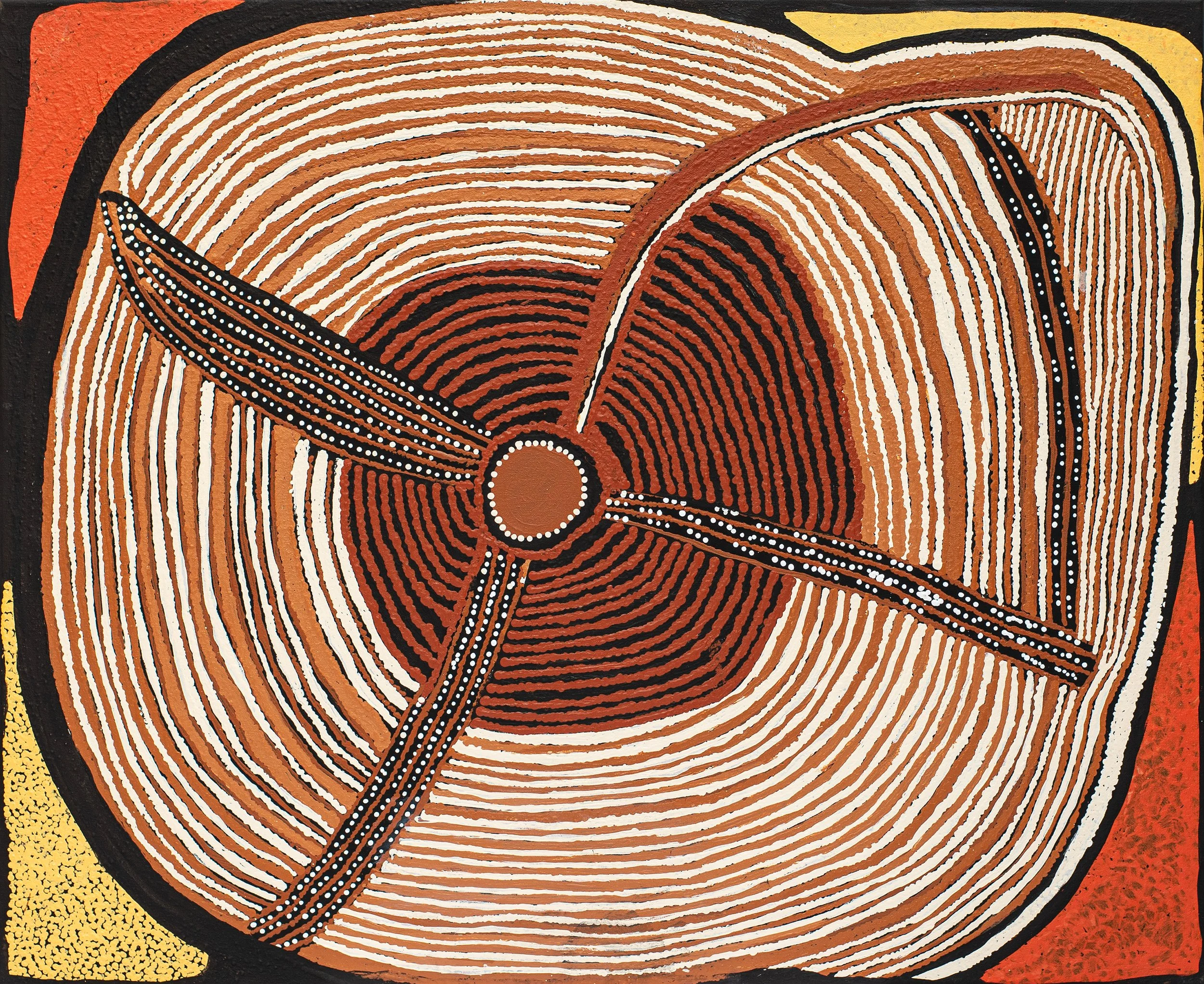 Angkaliya  Nelson - Kungkarangkalpa (Seven Sisters Story) - 92 x 76 cm - 25-127