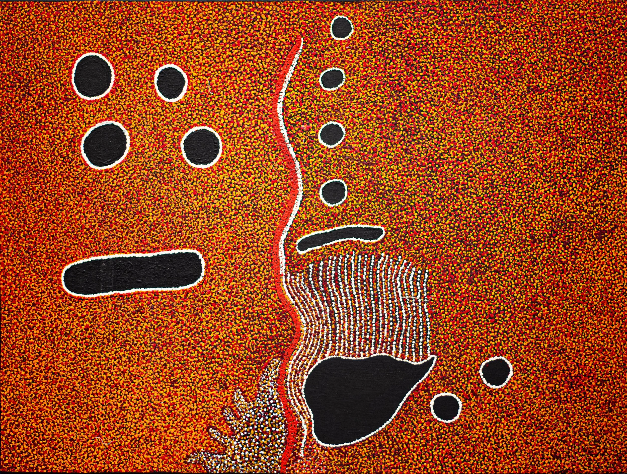 Maringka Tunkin - Seven Sisters - 122 x 92 cm - 274-25