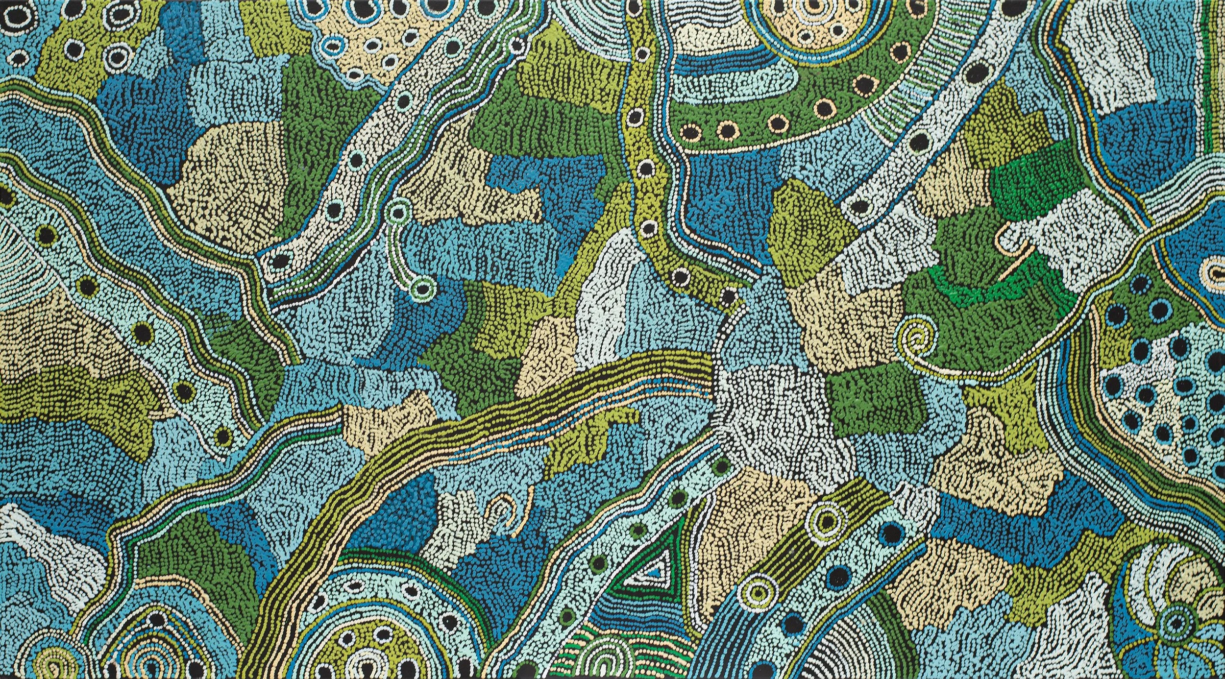 Cassyanne Woods - Minyma Kutjara - 179 x 98 cm - 283-25