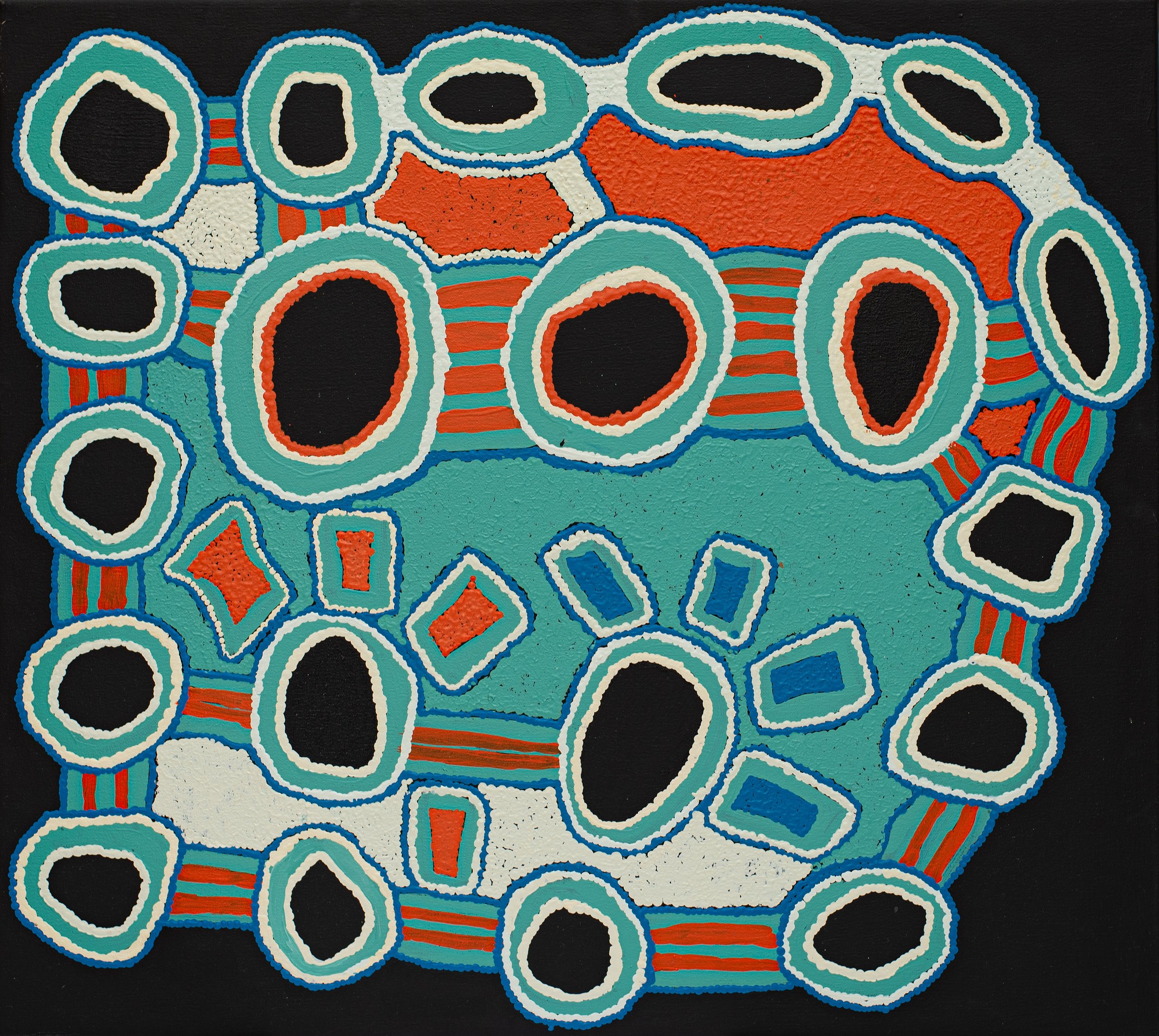 Marcia Thompson - Tjukula - 95 x 85 cm - 25-344