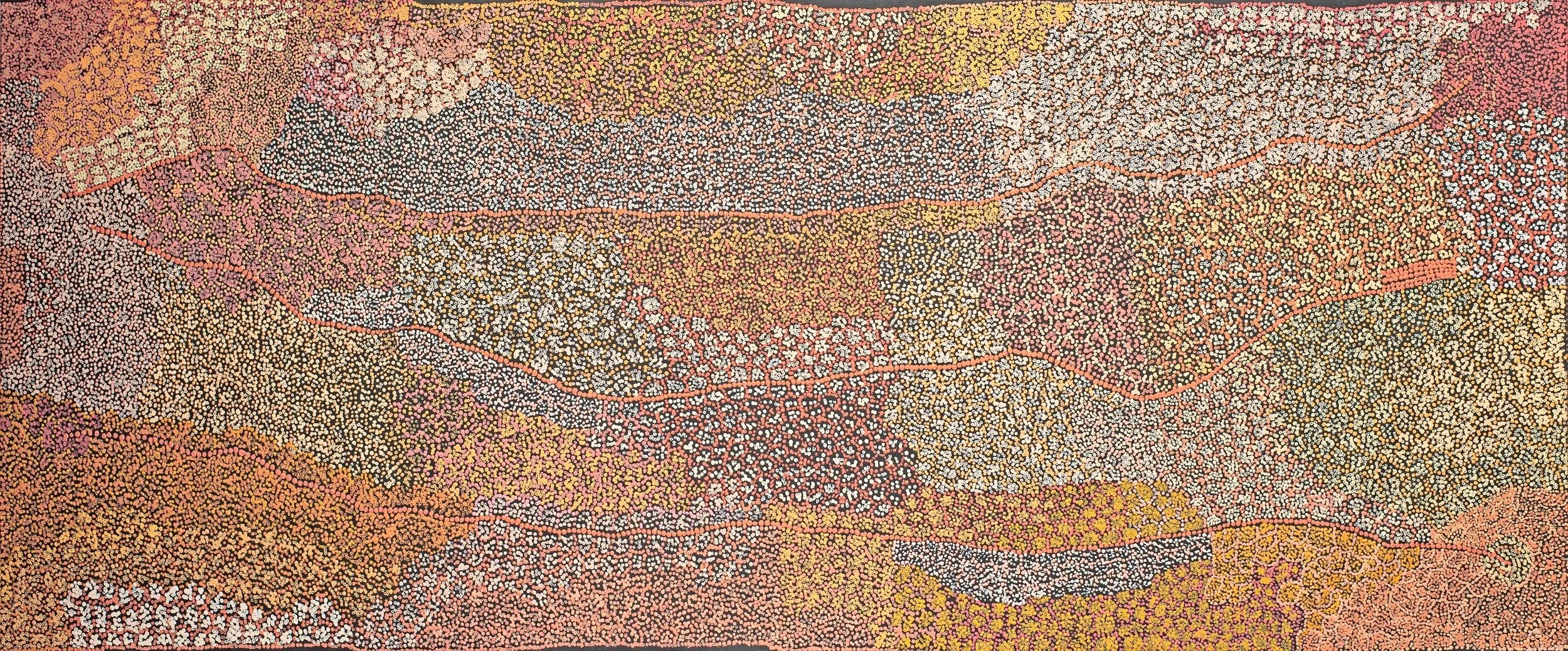 Rene  Sundown - Ngura Tali - Sand dune Country - 305 x 122 cm - 754-24 (option)