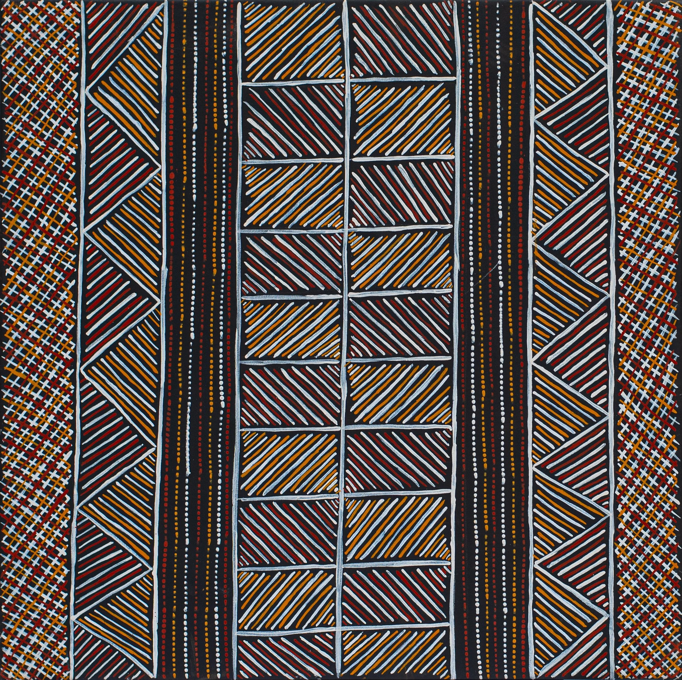 Arthurina Moreen - Ngiya jilamara I (body paint design) - 60 × 60 cm - 409-24