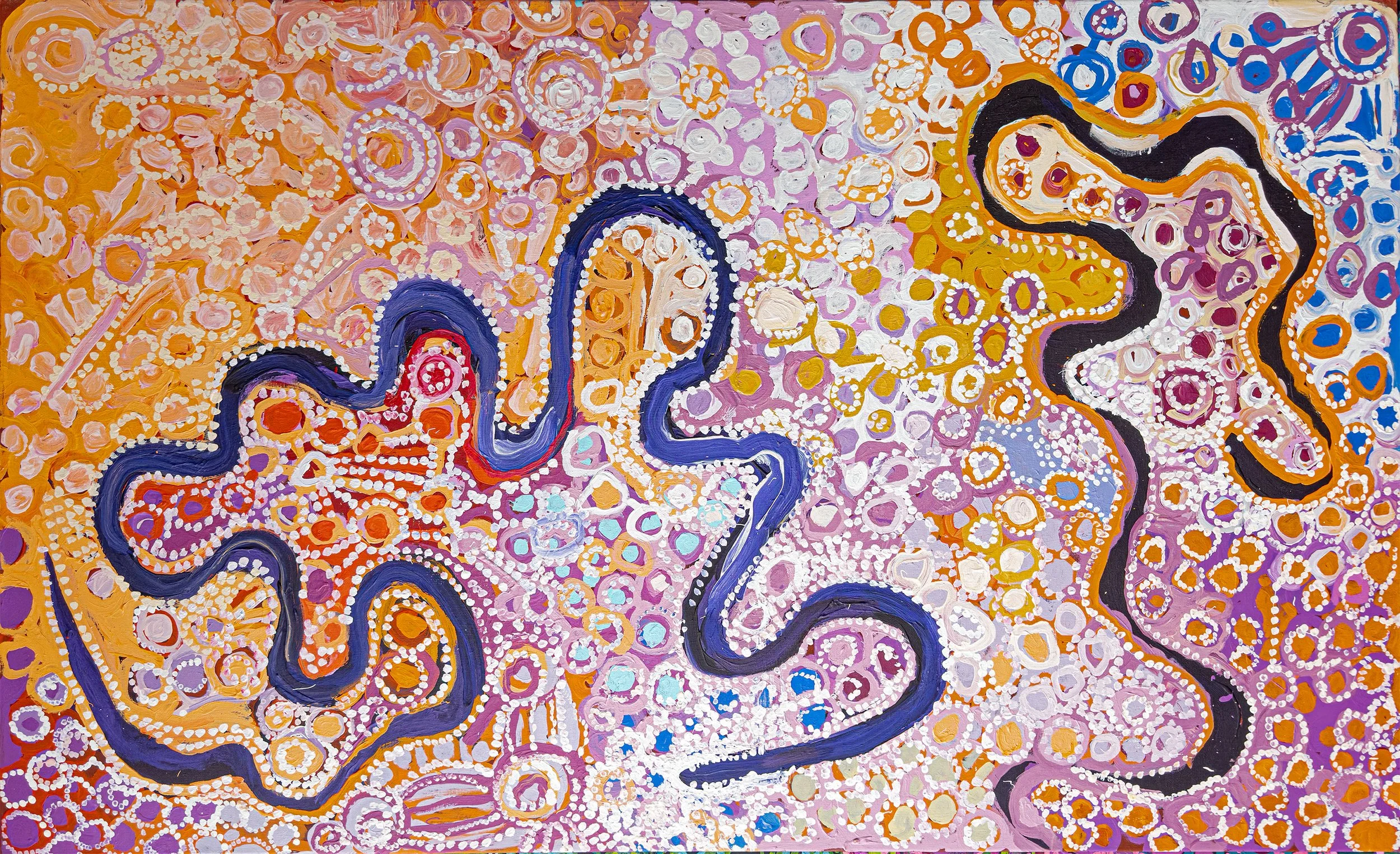 Kukika Adamson - Piltati Tjukurpa - 198 x 121 cm - 118-22AS
