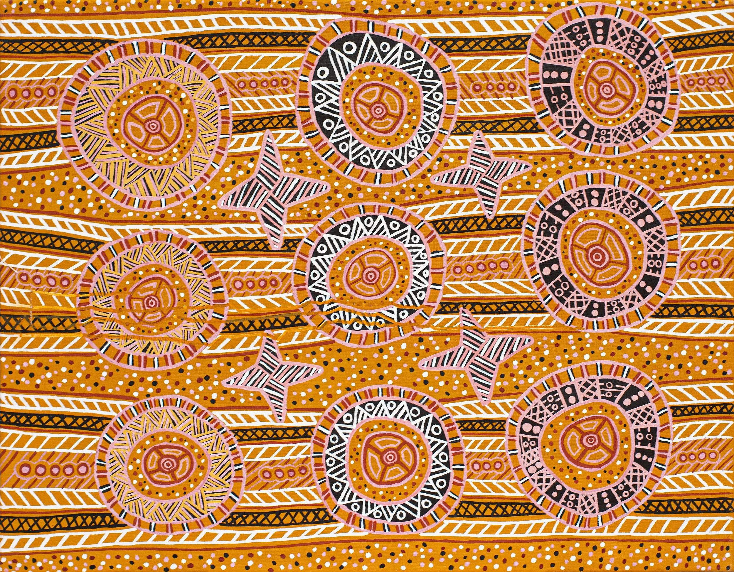 Kalisha Lee Austral- Pamajini - 90 x 70 cm - 25-172