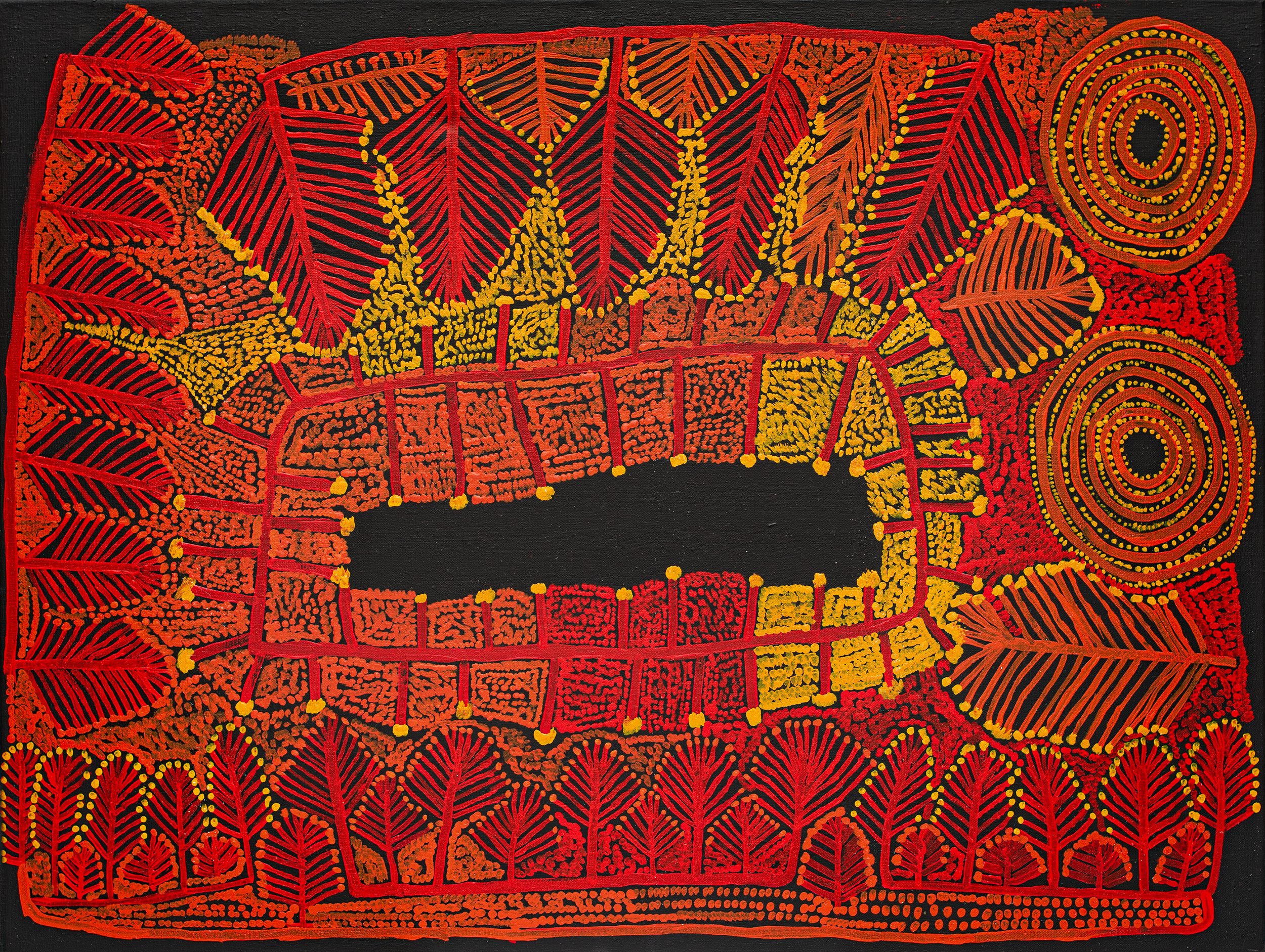 Ian Rictor - Tuwan munu Kamanti - 110 x 85 cm - 25-448