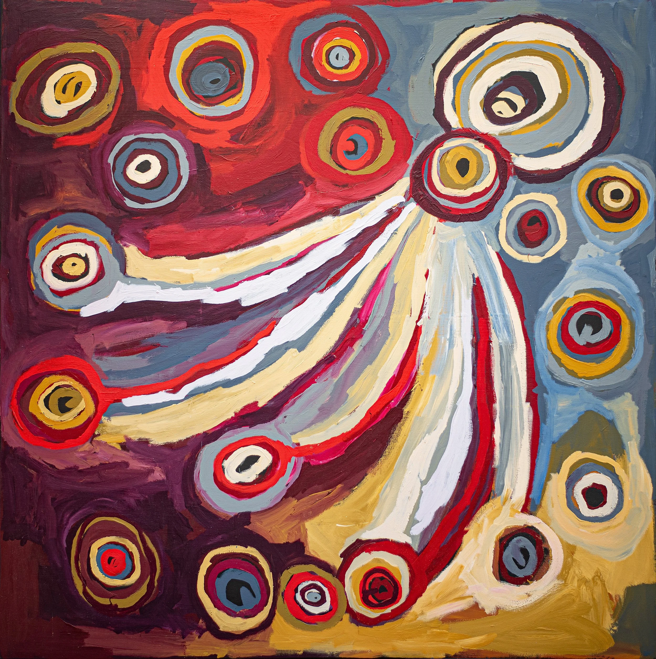 Barbara Moore - Ngayuku ngura - My Country - 198 x 198 cm - 138-23