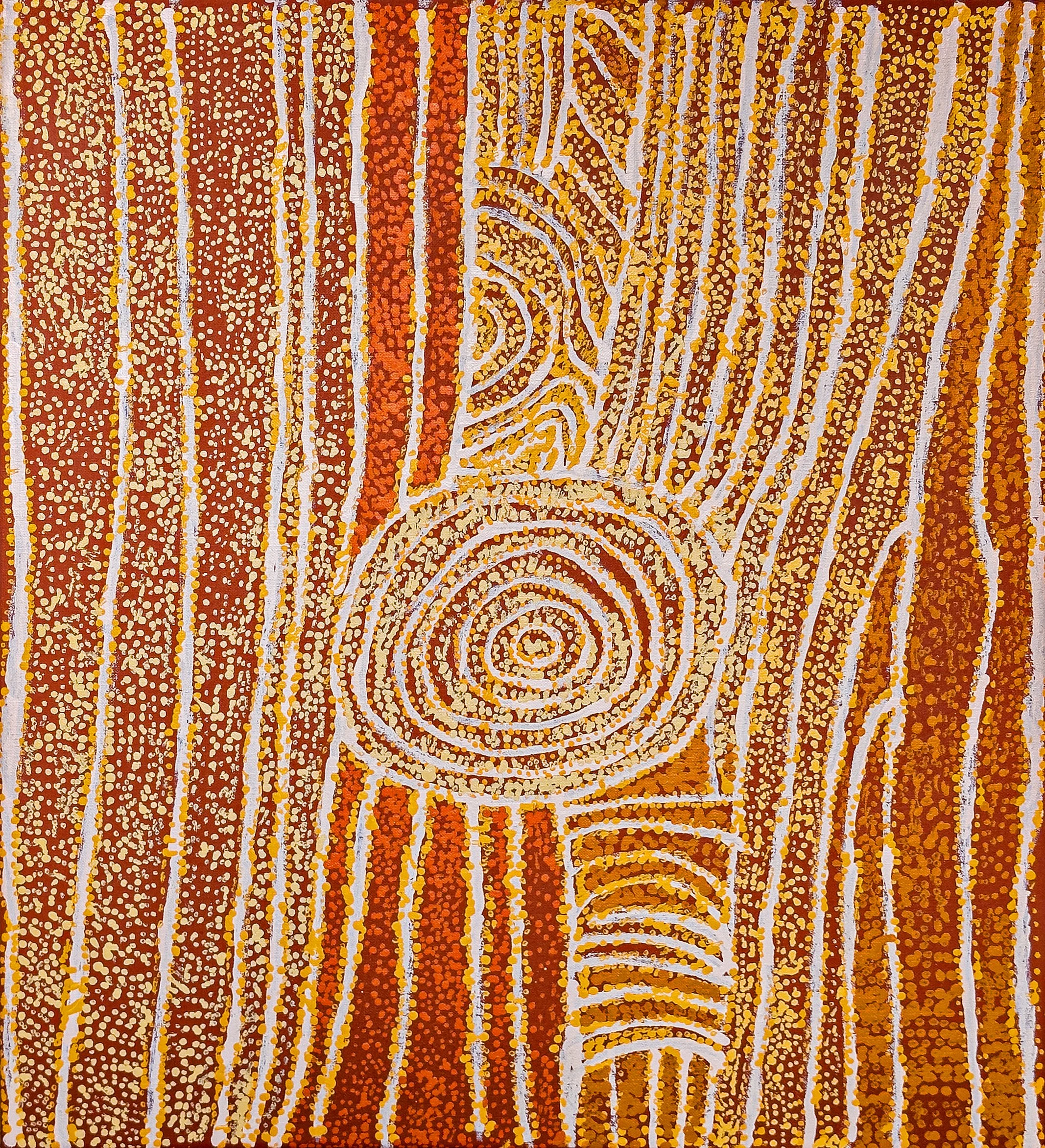 Mary Napangati - Rockhole site of Tjutalpi - 61x55 cm - MN2305137