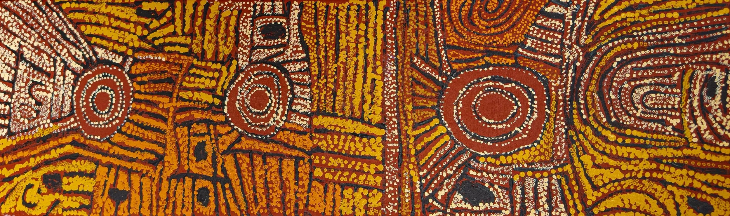 Mary Napangati - Rockhole site of Tjutalpi - 107x28 cm - MN2204139