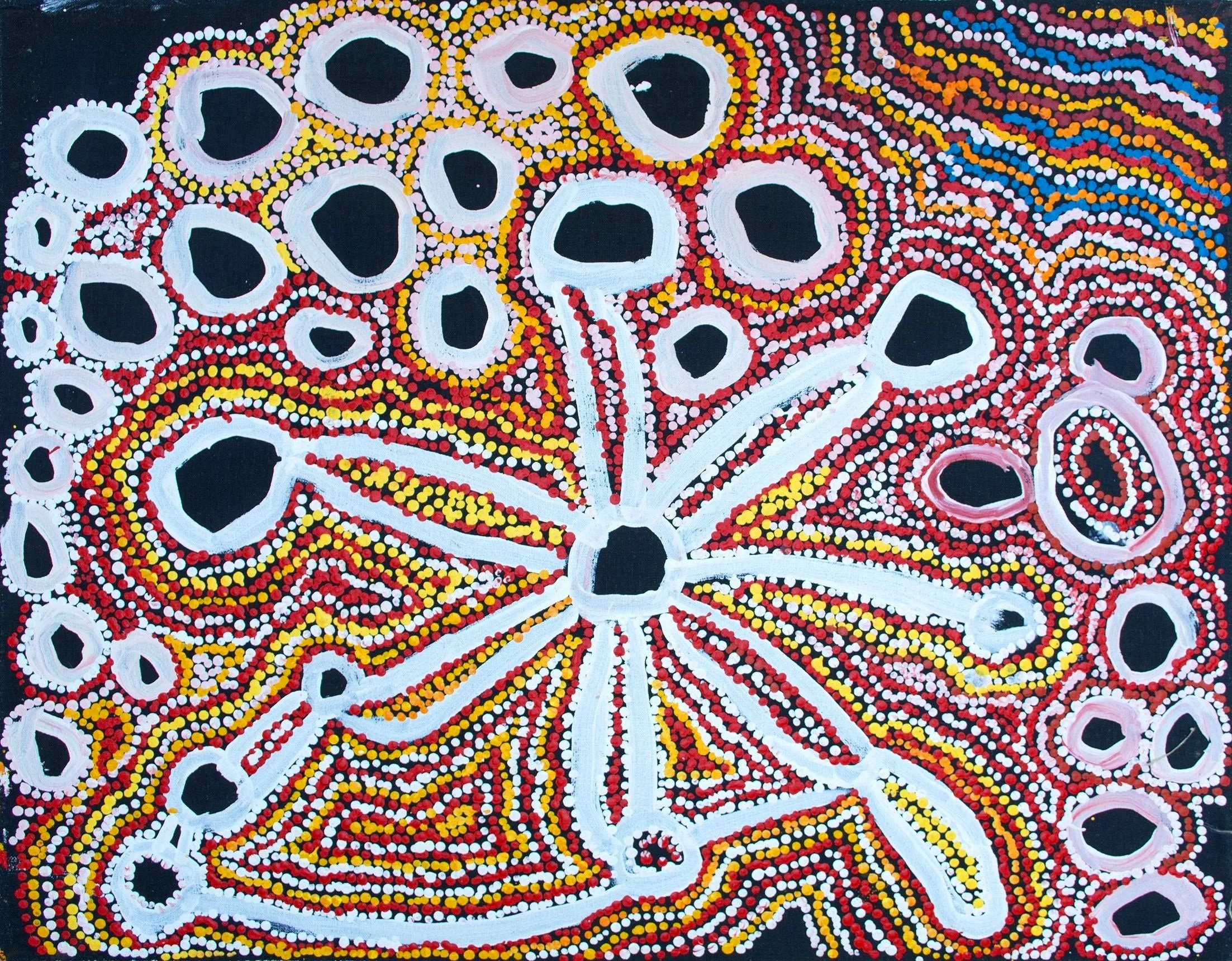Aboriginal art - Estelle Hogan - Spinifex Art project