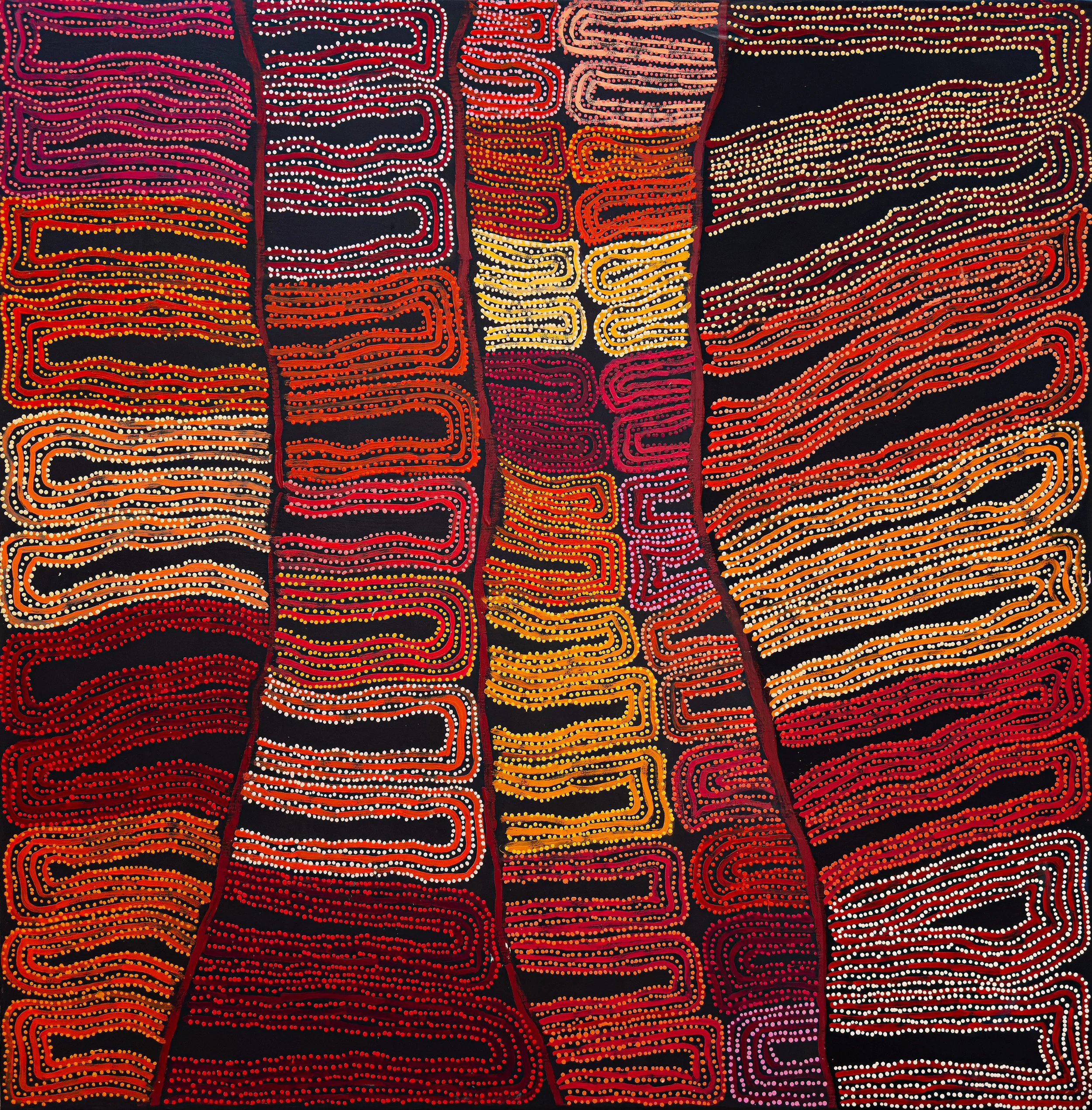Beverly Burton - Ngayuku ngura - My Country - 154 x 153 cm - 359-23