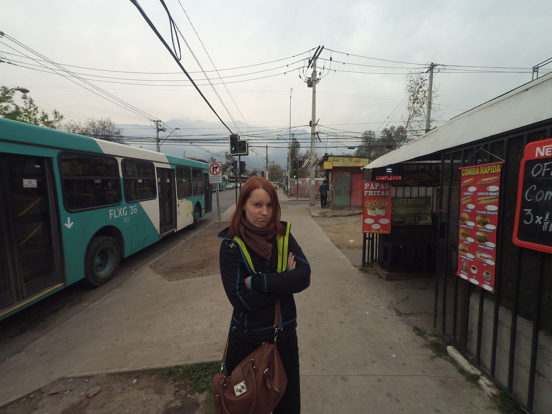 Janka showing her not-so-excited-about-the-neighborhood face.