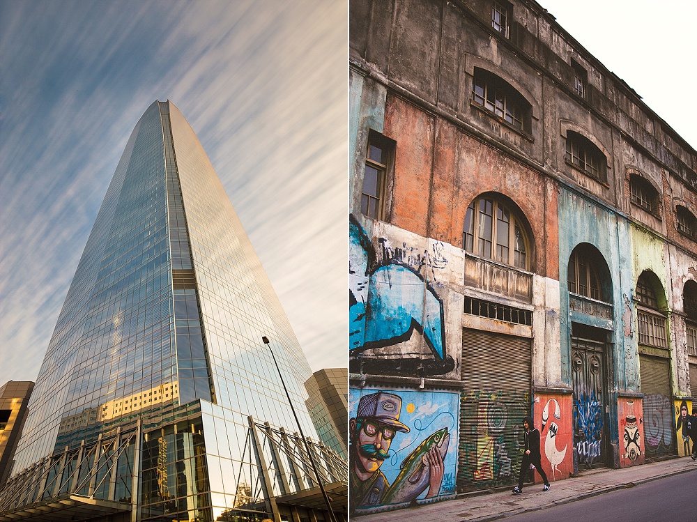 The contrasts. Btw, the Costanera (left) is the highest building on the continent.